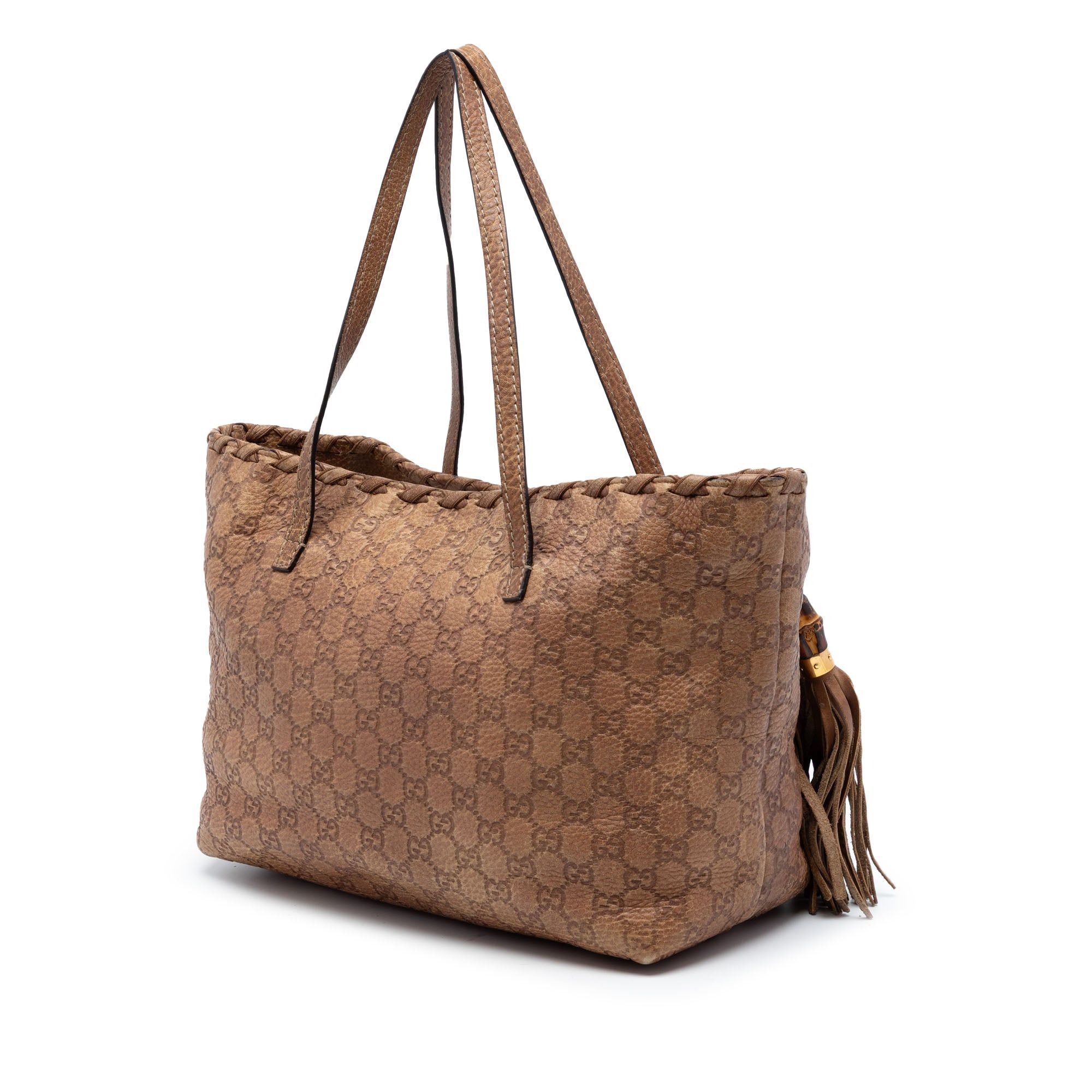 Gucci Medium Guccissima Bamboo Tassel Tote Size ONE SIZE - 2 Thumbnail