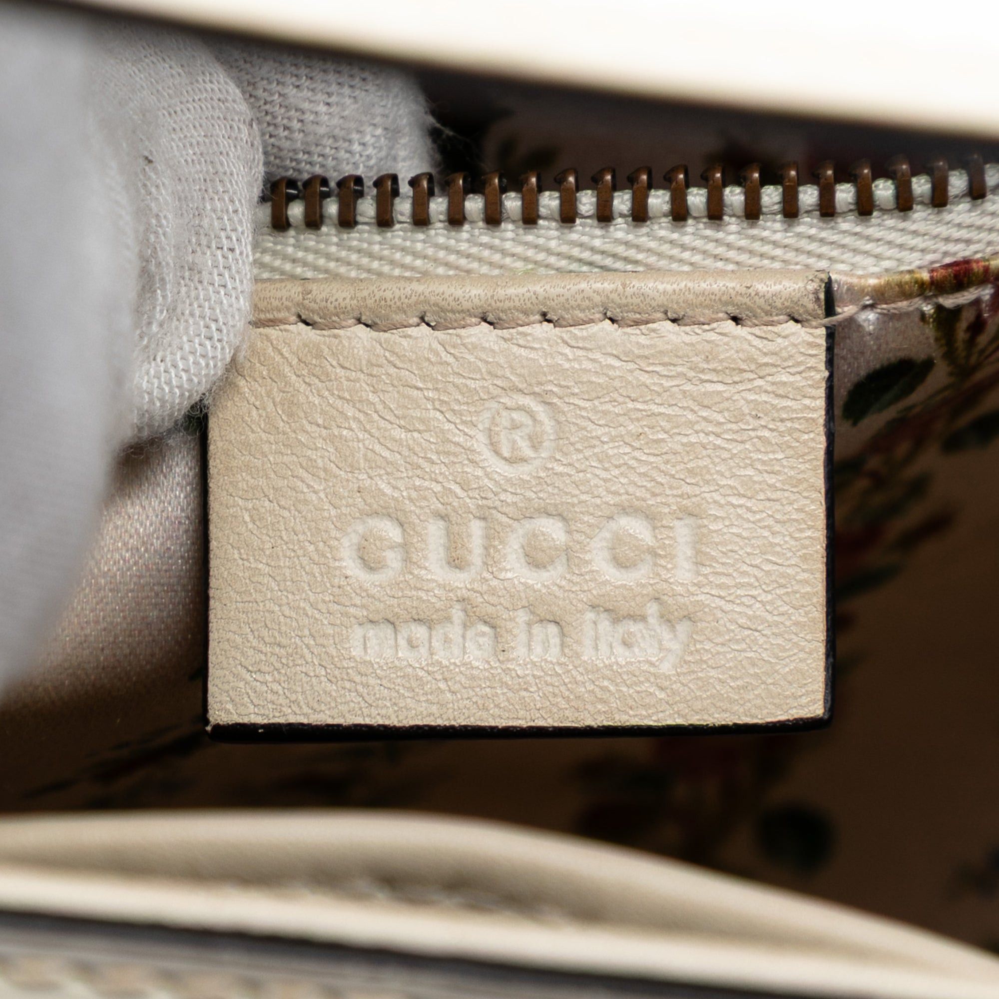 Gucci Calfskin Frame Print Bamboo Top Handle Bag Size ONE SIZE - 5 Thumbnail