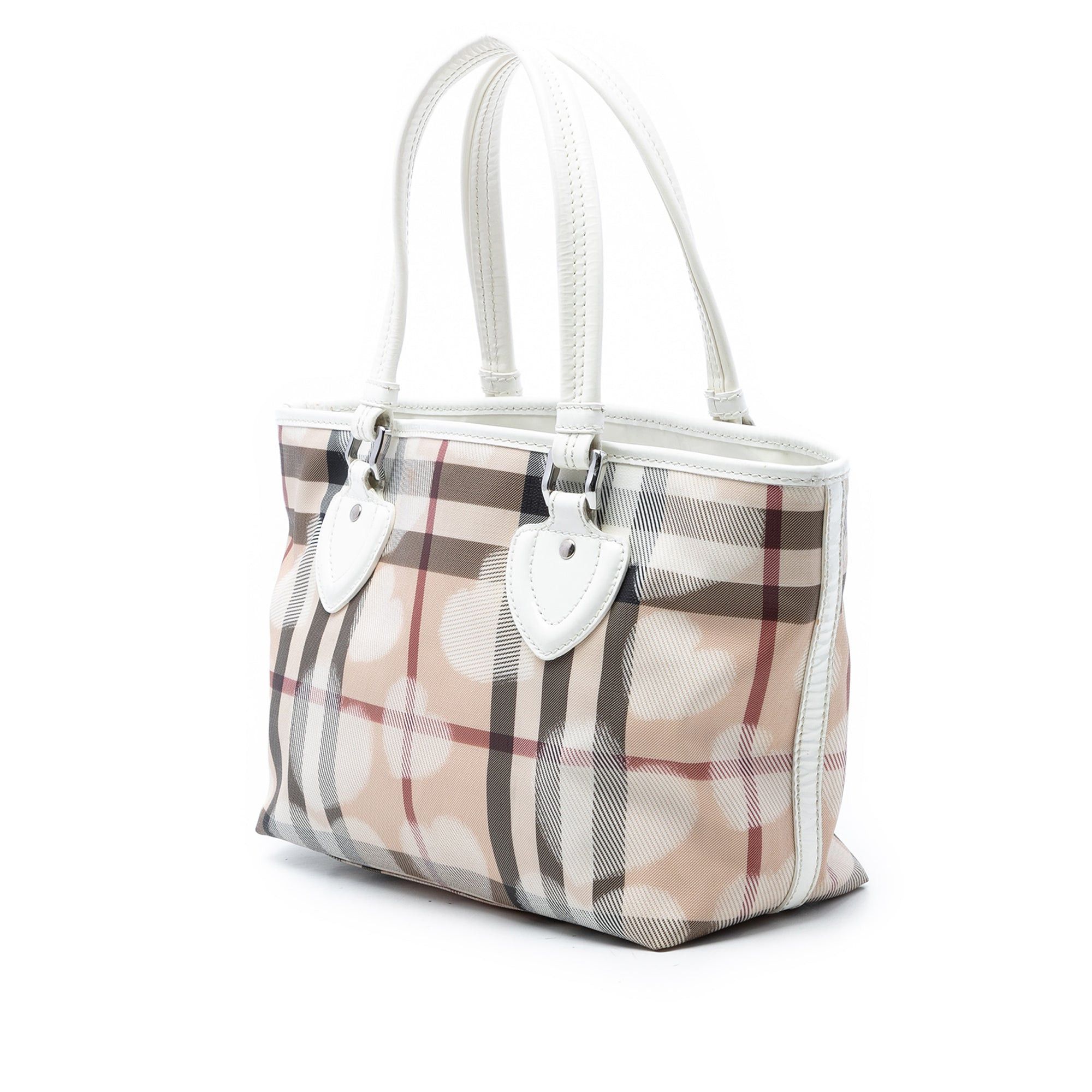 Burberry House Check Coated Canvas Hearts Tote Size ONE SIZE - 2 Thumbnail