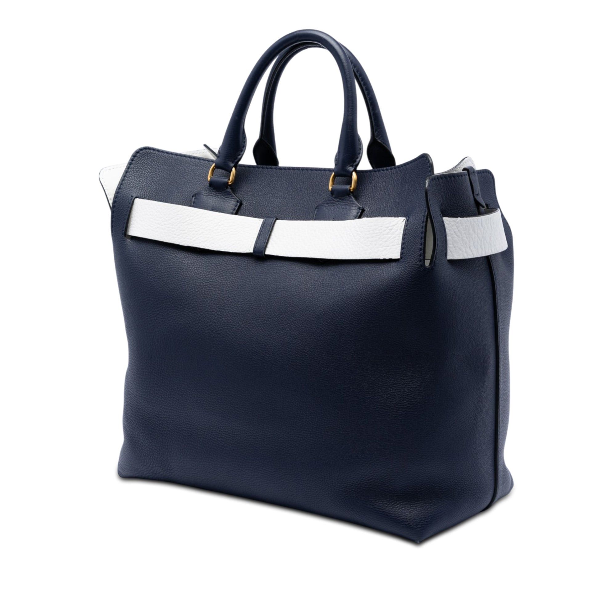 Burberry Large Bicolor Leather Belt Bag Size ONE SIZE - 2 Thumbnail