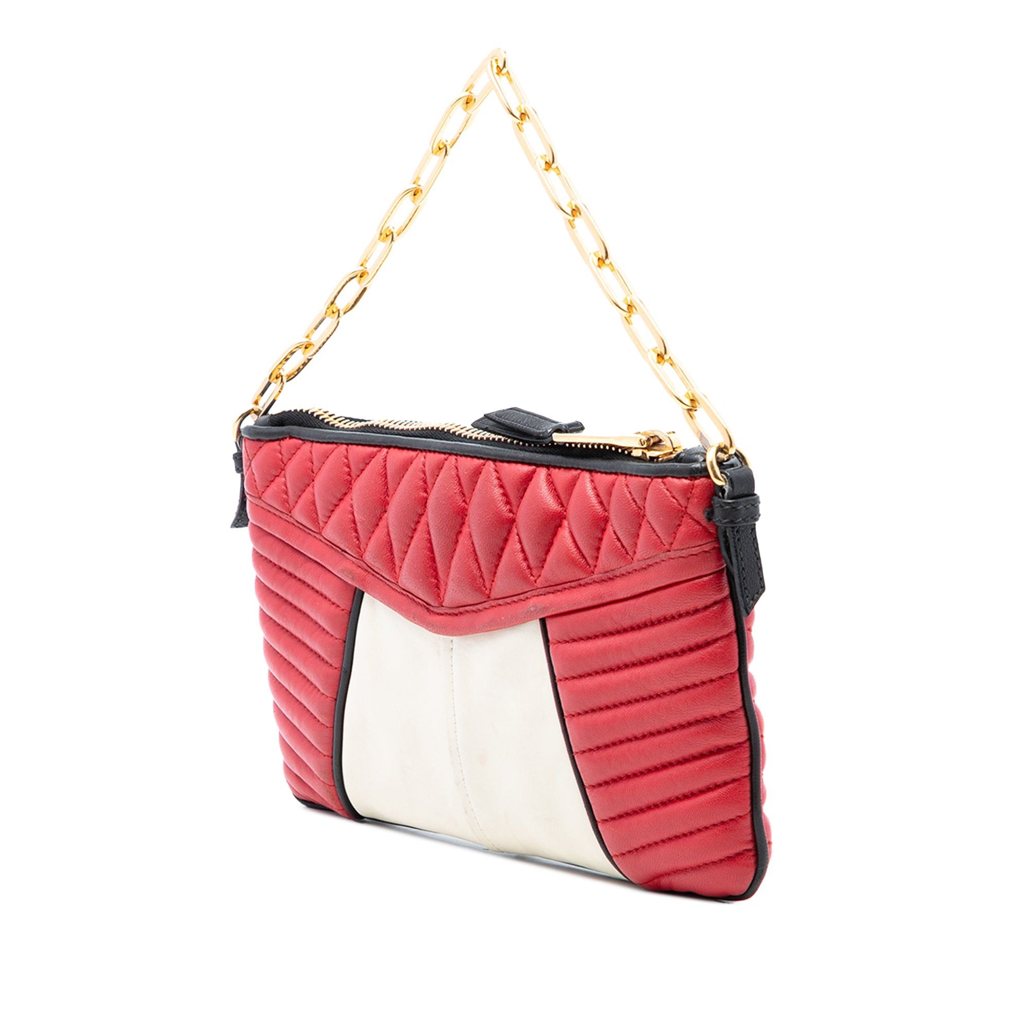 Miu Miu Bicolor Nappa Biker Satchel Size ONE SIZE - 2 Thumbnail
