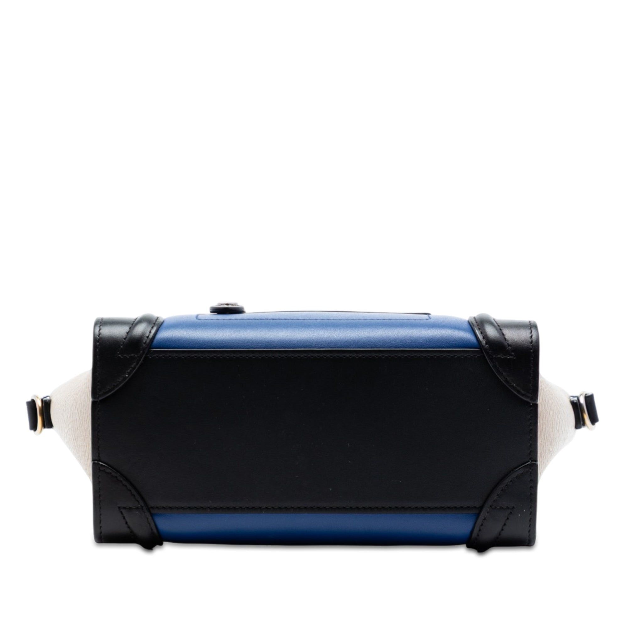 Celine Nano Tricolor Leather Luggage Tote Size ONE SIZE - 3 Thumbnail