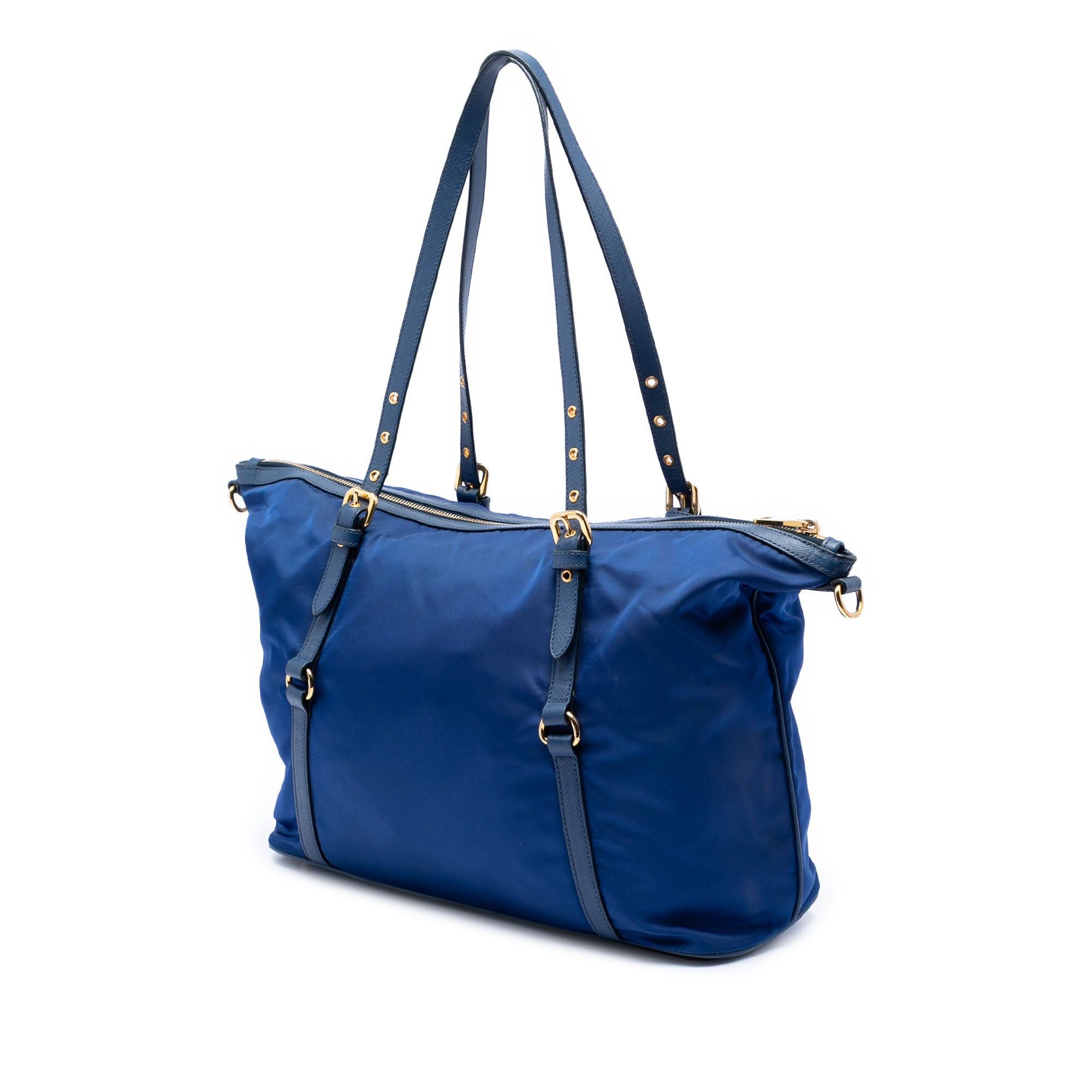 Prada Saffiano Trimmed Tessuto Satchel Size ONE SIZE - 2 Thumbnail
