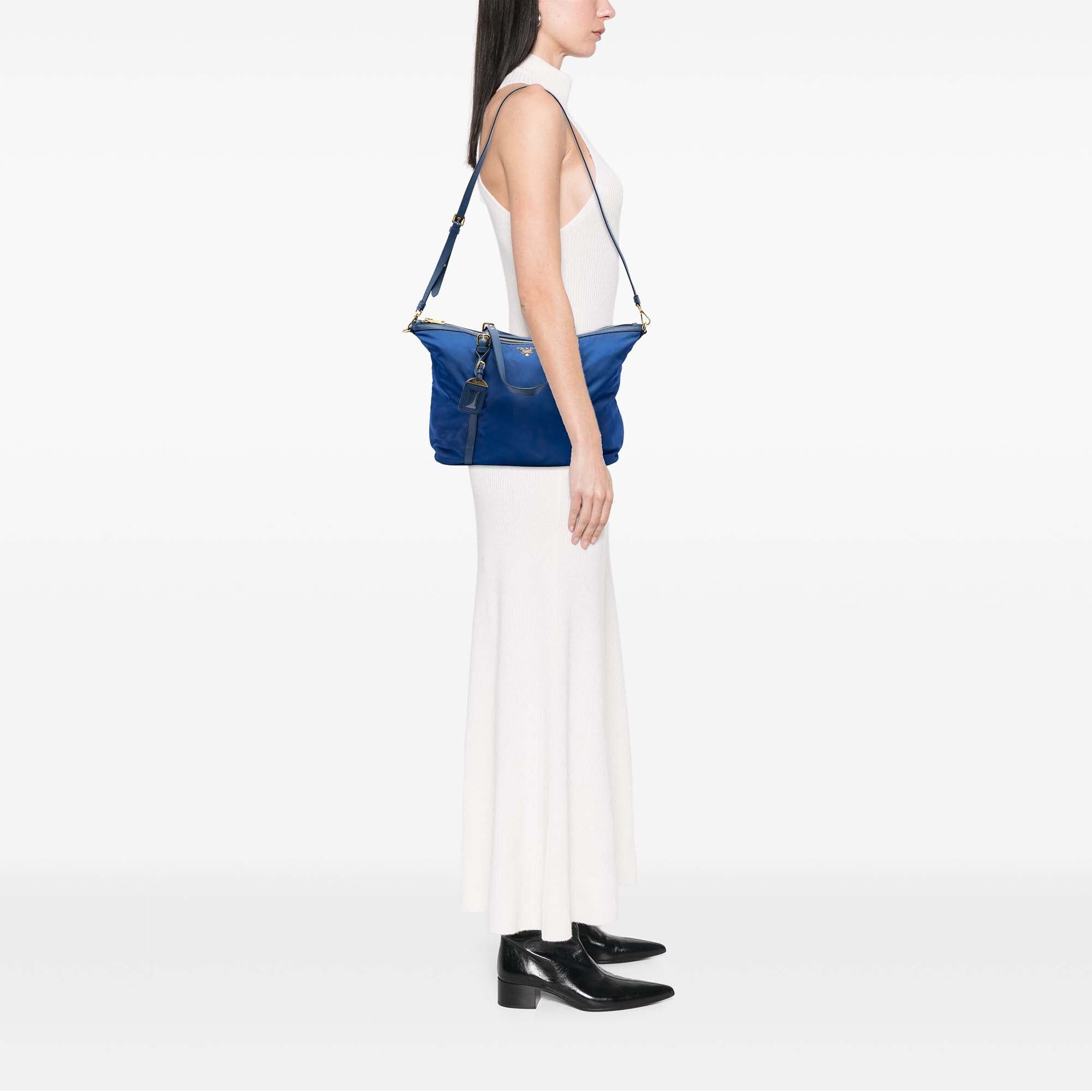 Prada Saffiano Trimmed Tessuto Satchel Size ONE SIZE - 6 Thumbnail