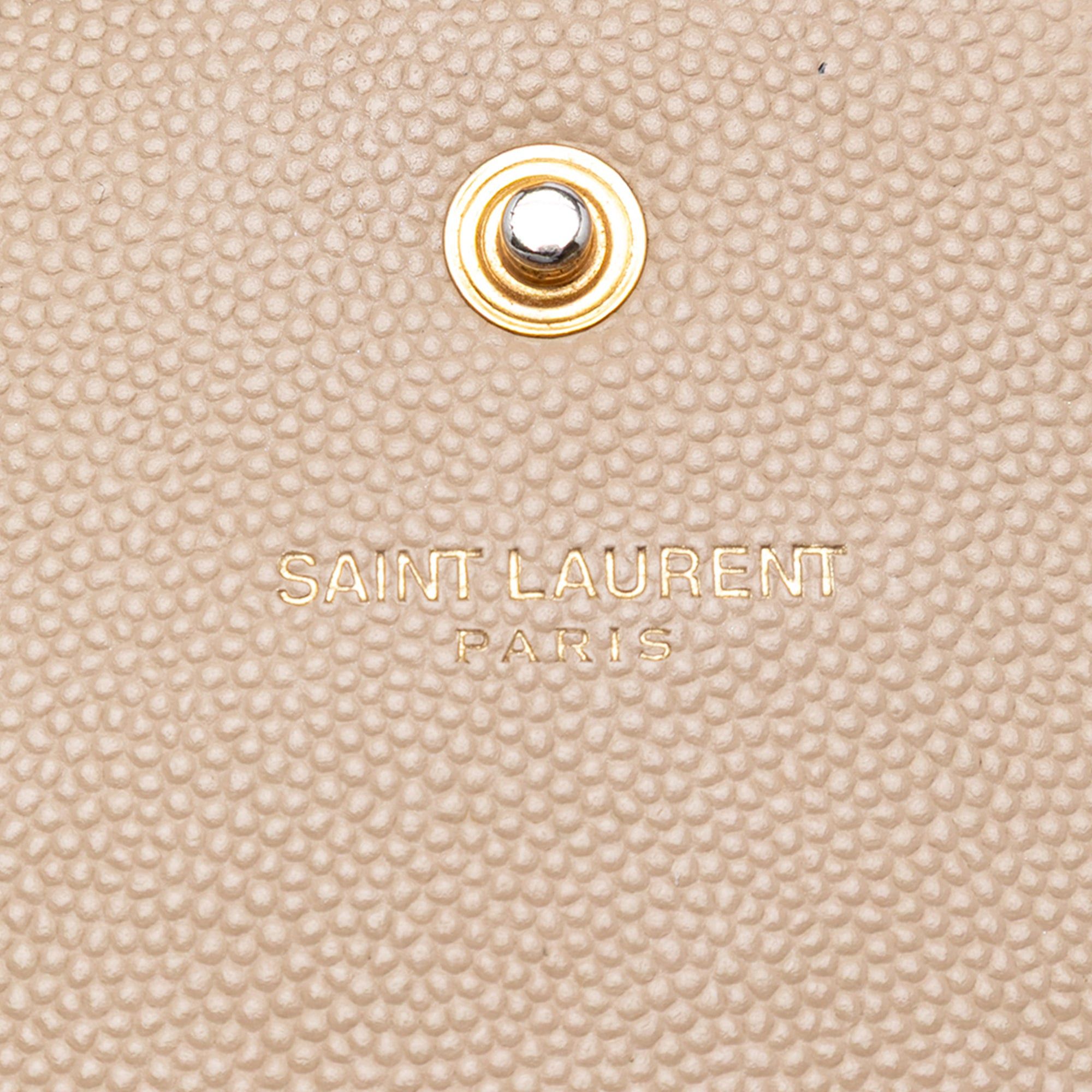 Saint Laurent Paris Grain De Poudre Monogram Kate Wallet On Chain Size ONE SIZE - 5 Thumbnail