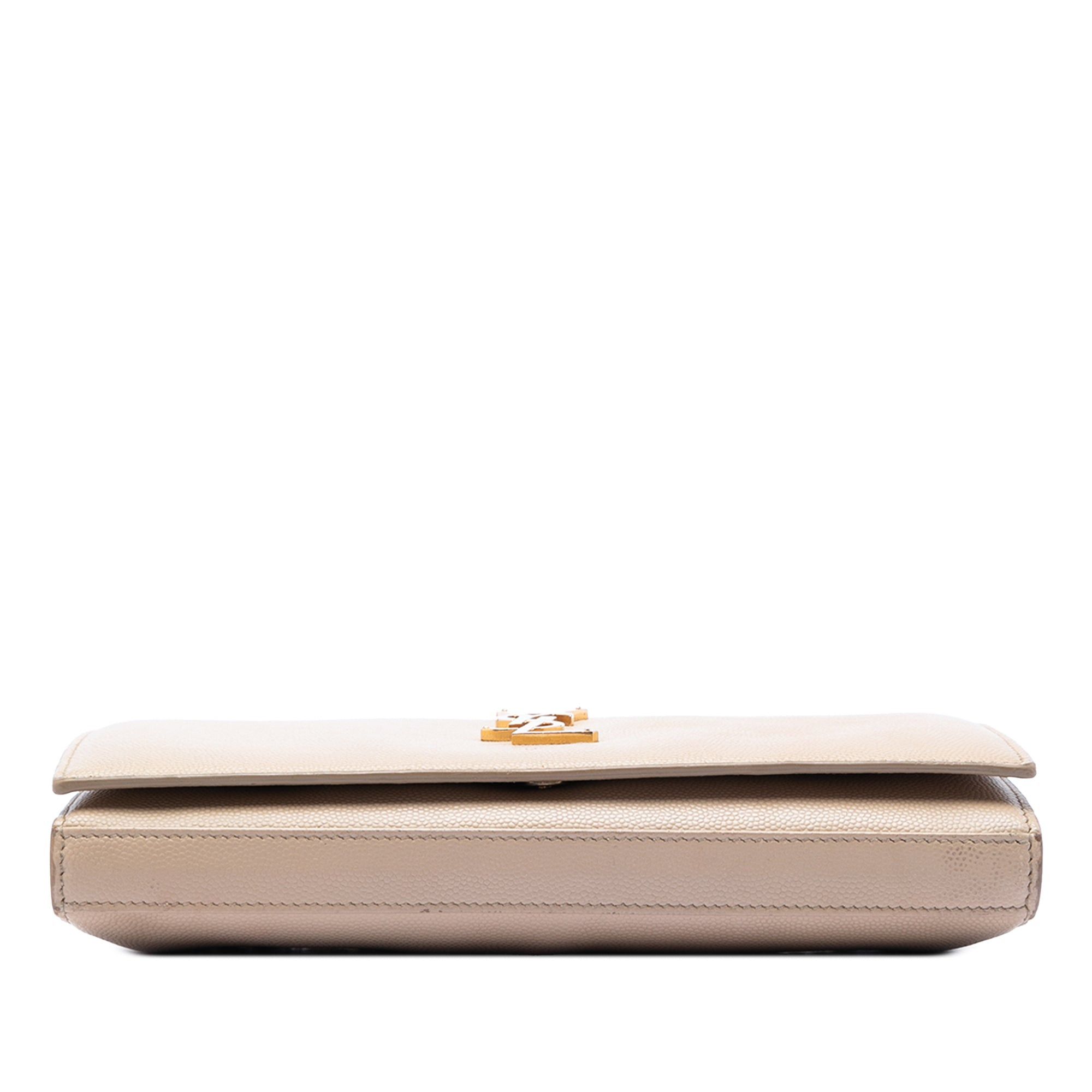 Saint Laurent Paris Grain De Poudre Monogram Kate Wallet On Chain Size ONE SIZE - 3 Thumbnail
