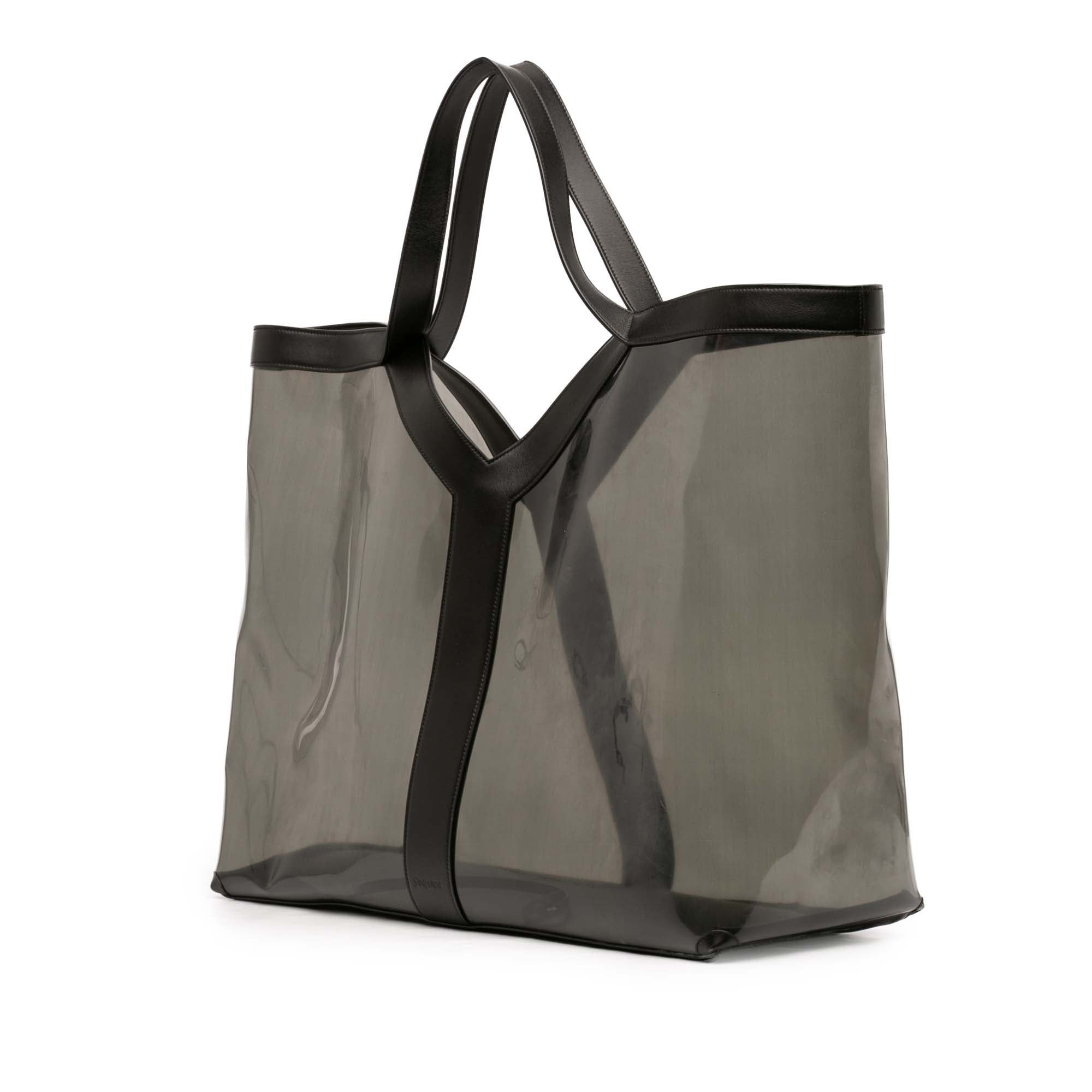 Saint Laurent Paris Maxi PVC Transparent Y Tote Size ONE SIZE - 2 Thumbnail
