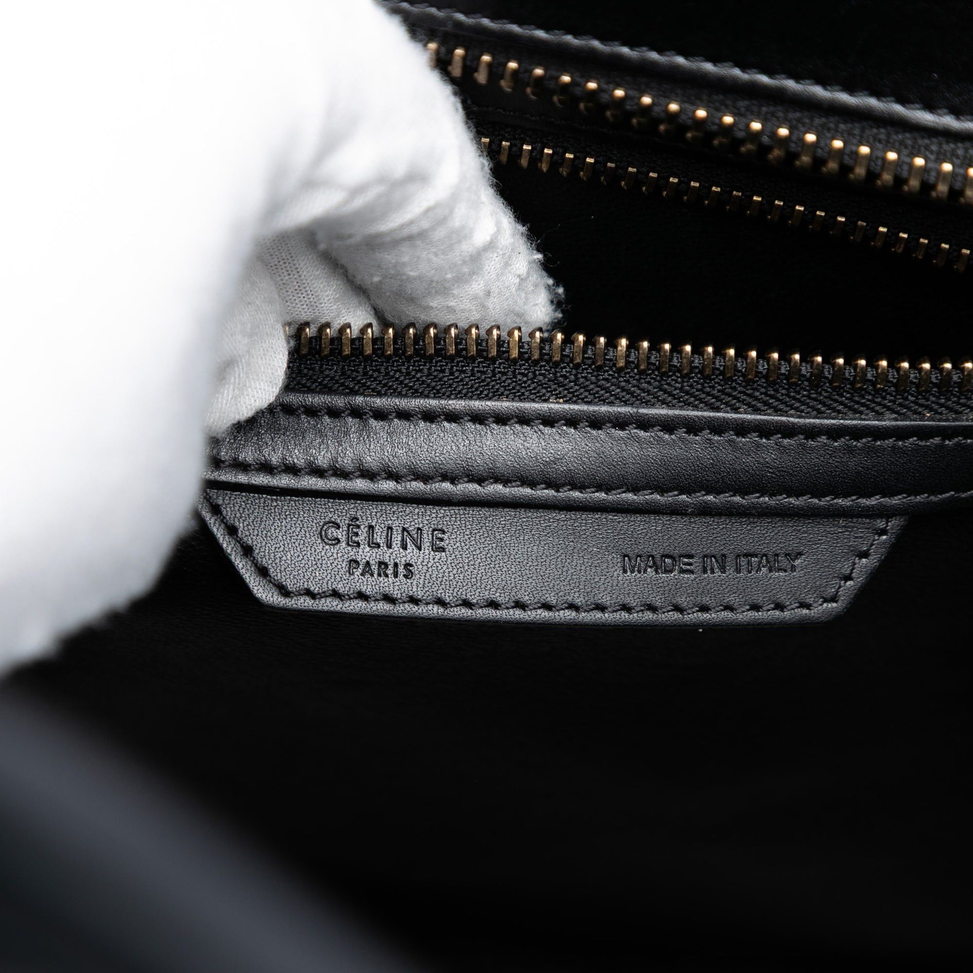 Celine Micro Tricolor Leather Luggage Tote Size ONE SIZE - 5 Thumbnail