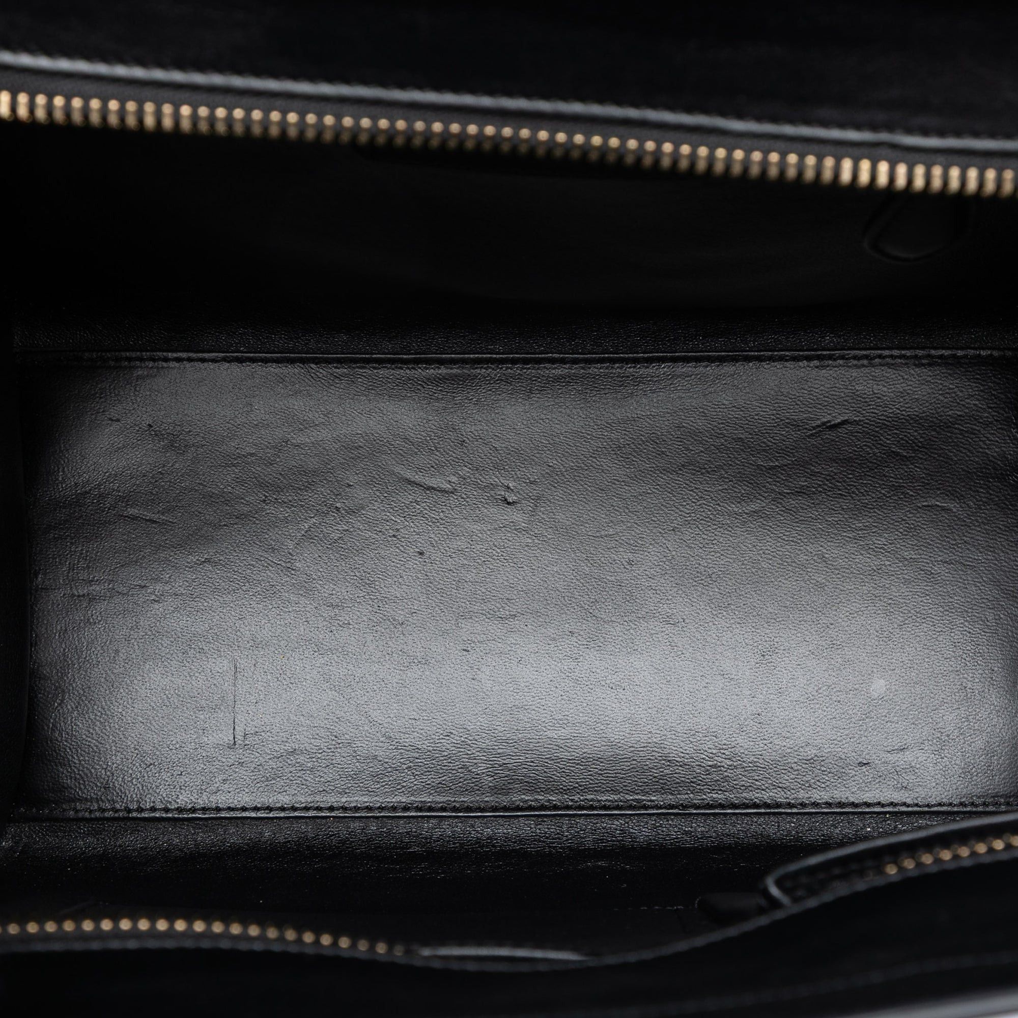 Celine Micro Tricolor Leather Luggage Tote Size ONE SIZE - 4 Thumbnail