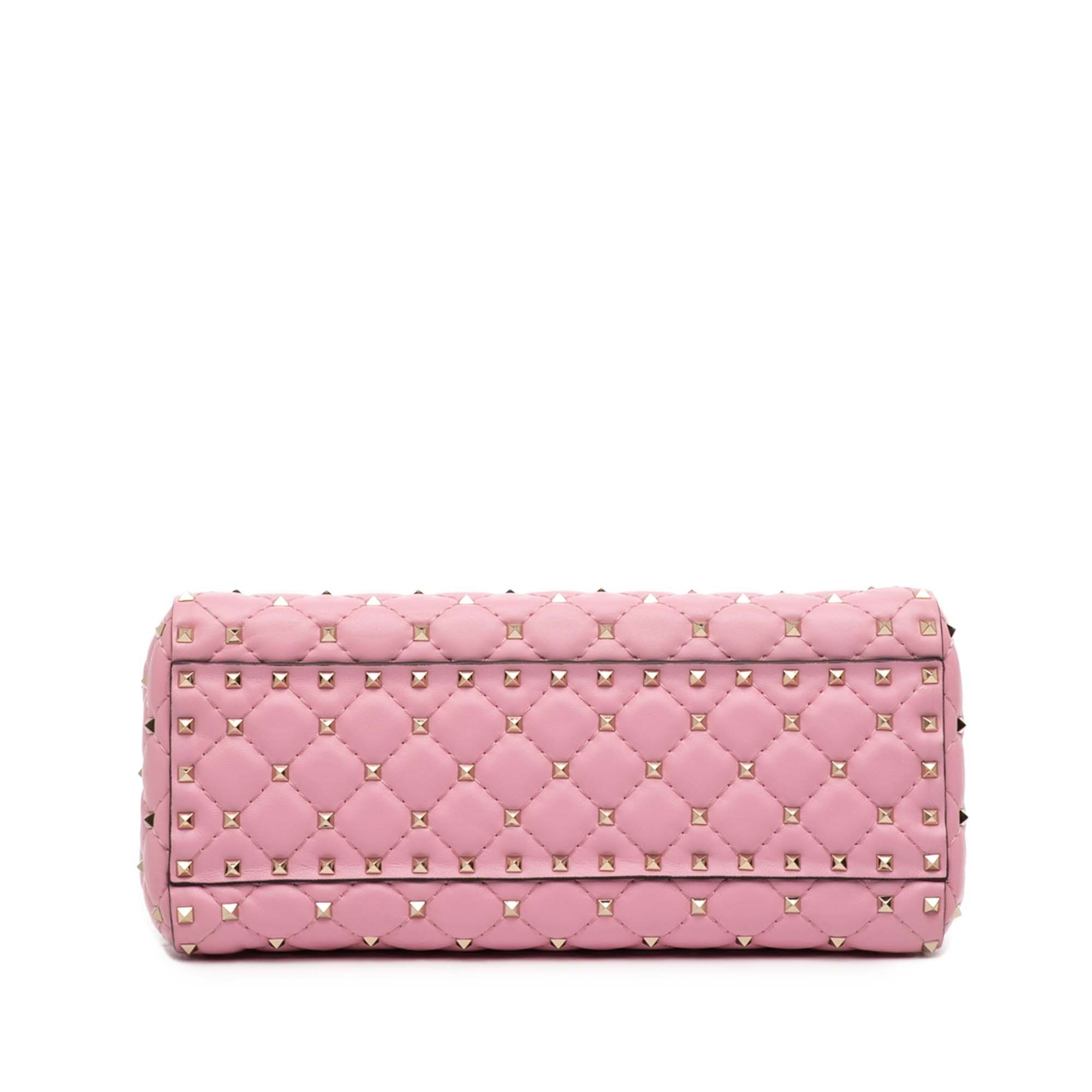 Valentino Lambskin Rockstud Spike Satchel Size ONE SIZE - 3 Thumbnail