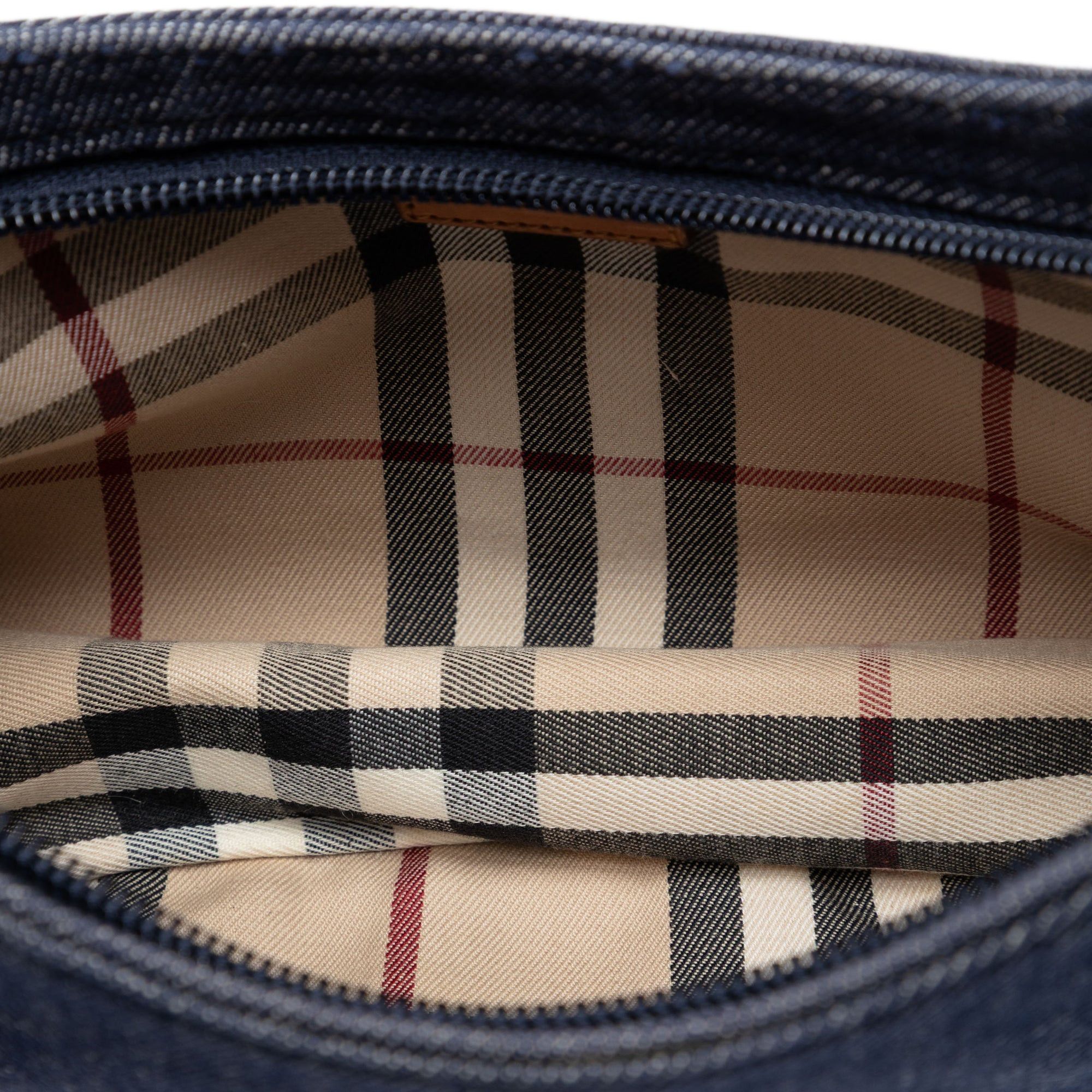 Burberry House Check Trimmed Denim Shoulder Bag Size ONE SIZE - 4 Thumbnail