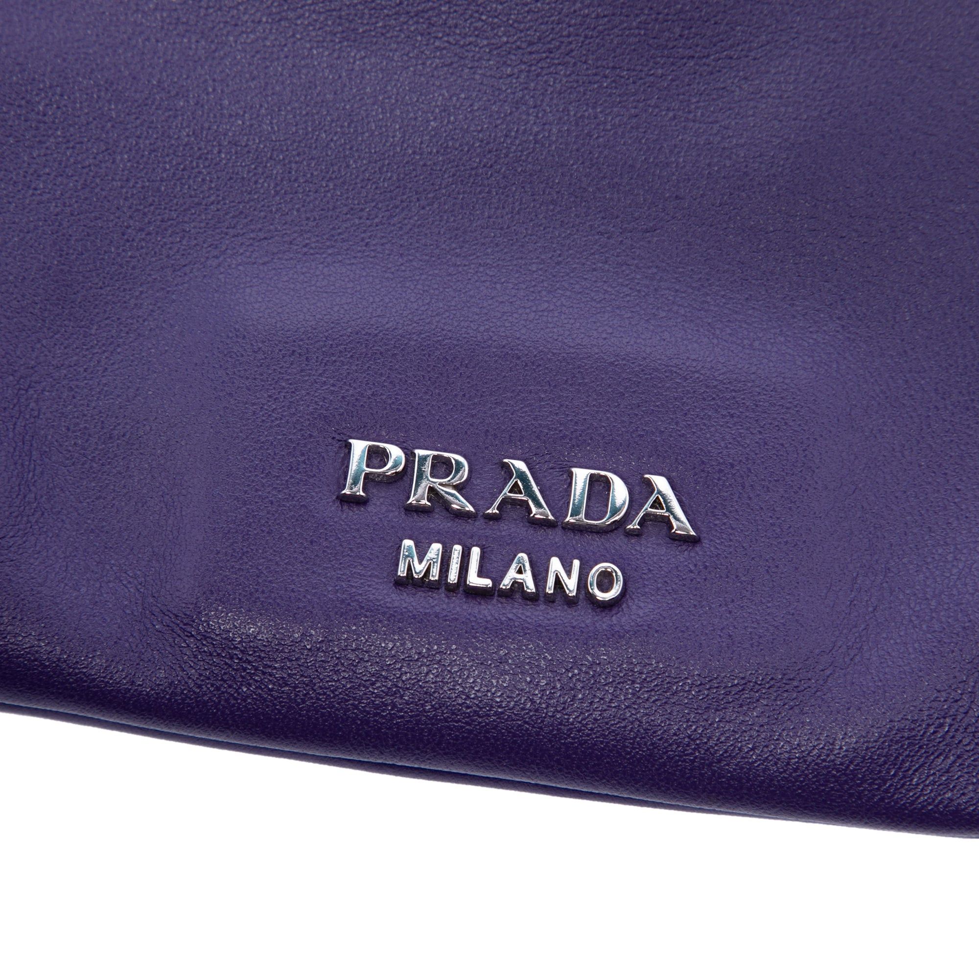 Prada Soft Calf Fold Over Shoulder Bag Size ONE SIZE - 5 Thumbnail