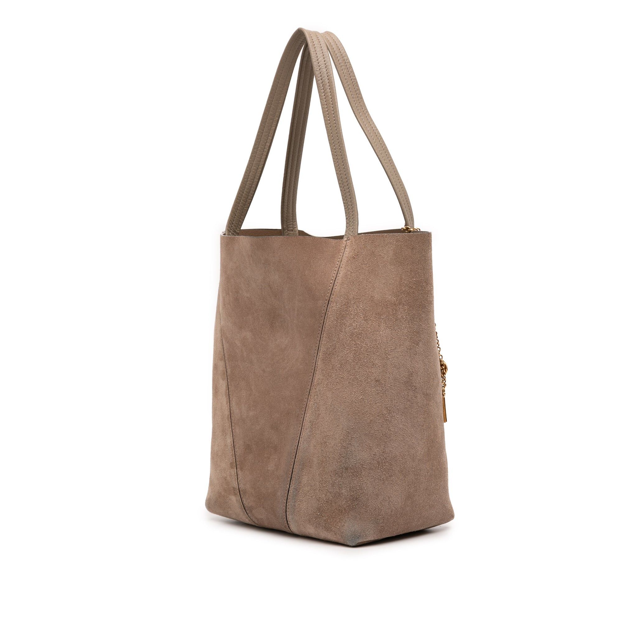 Chloe Medium Suede Spin Tote Size ONE SIZE - 2 Thumbnail