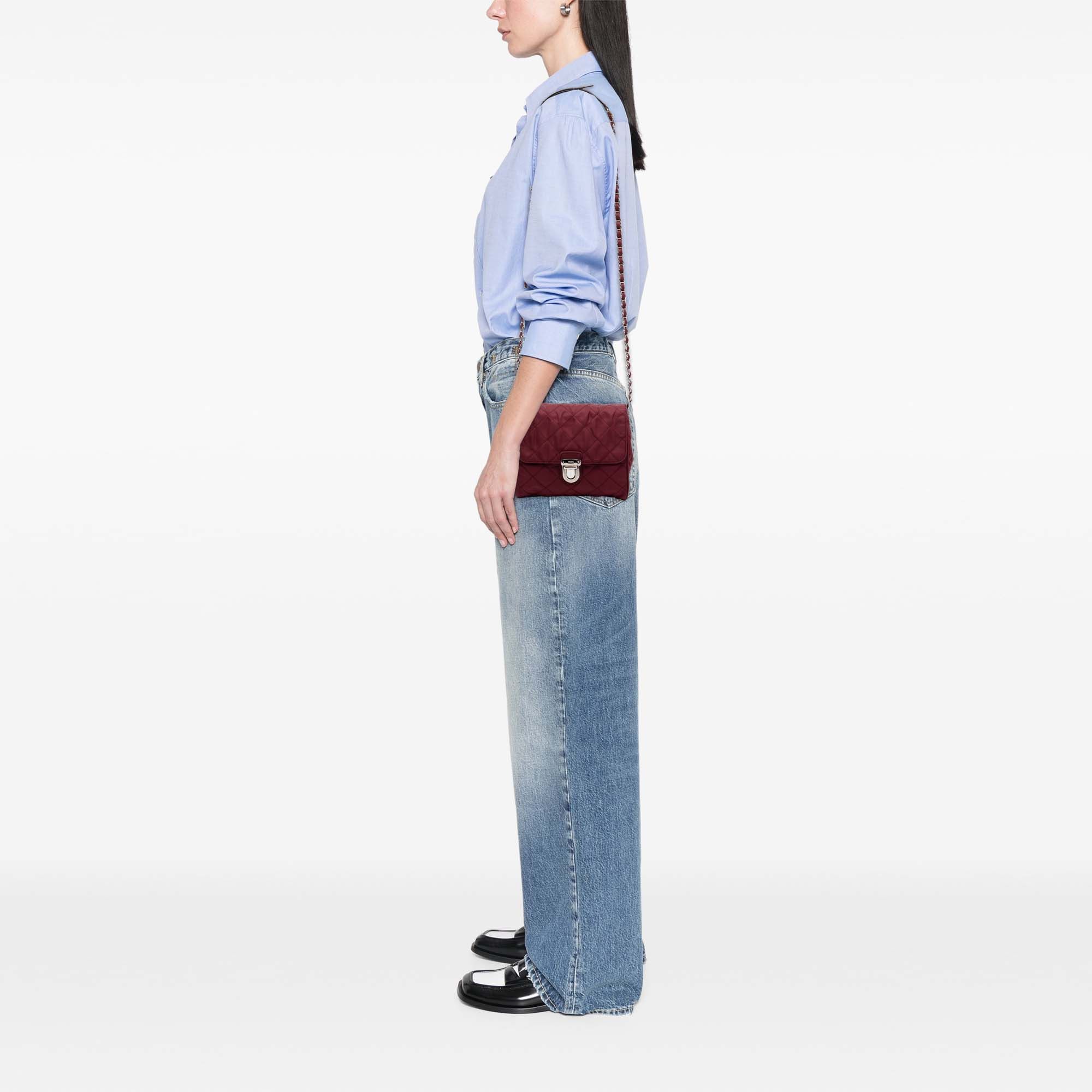 Prada Impuntu Tessuto Chain Crossbody Size ONE SIZE - 6 Thumbnail