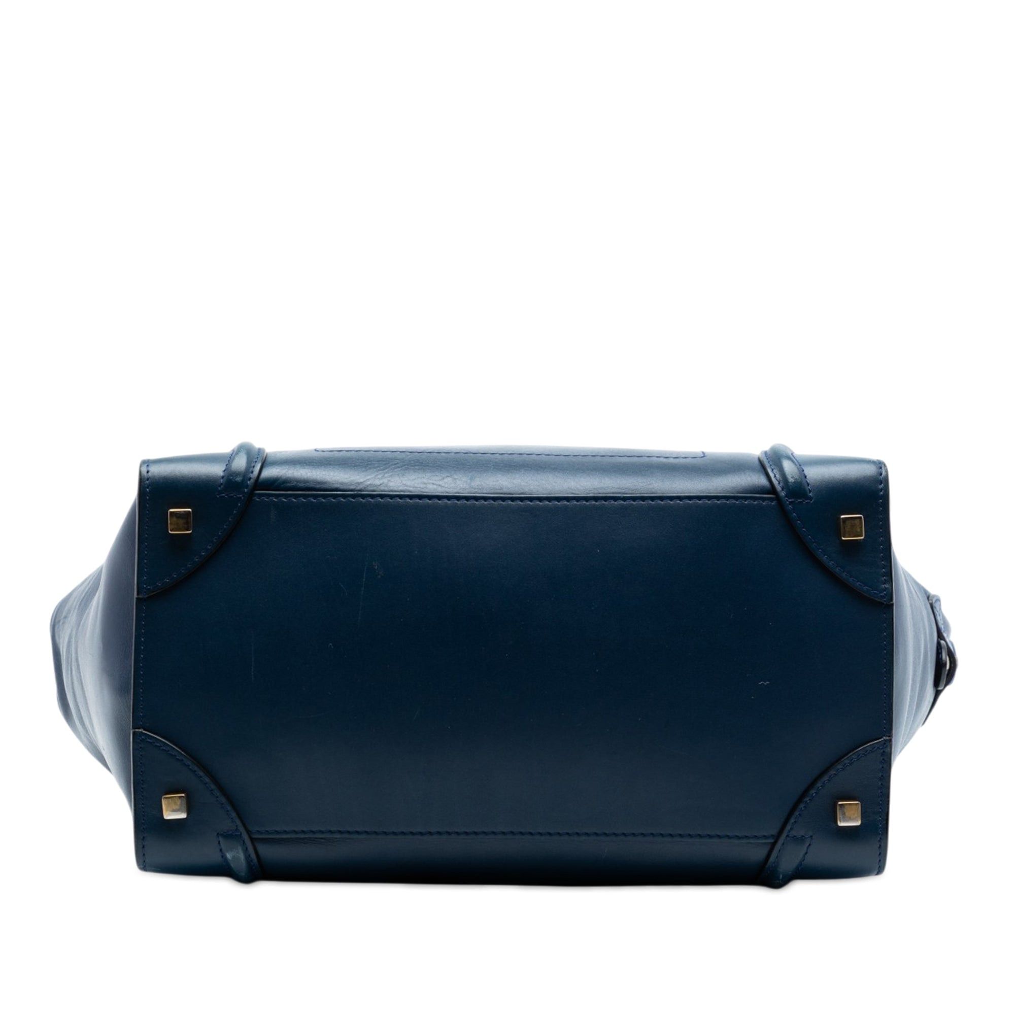 Celine Large Bicolor Leather Phantom Luggage Tote Size ONE SIZE - 3 Thumbnail