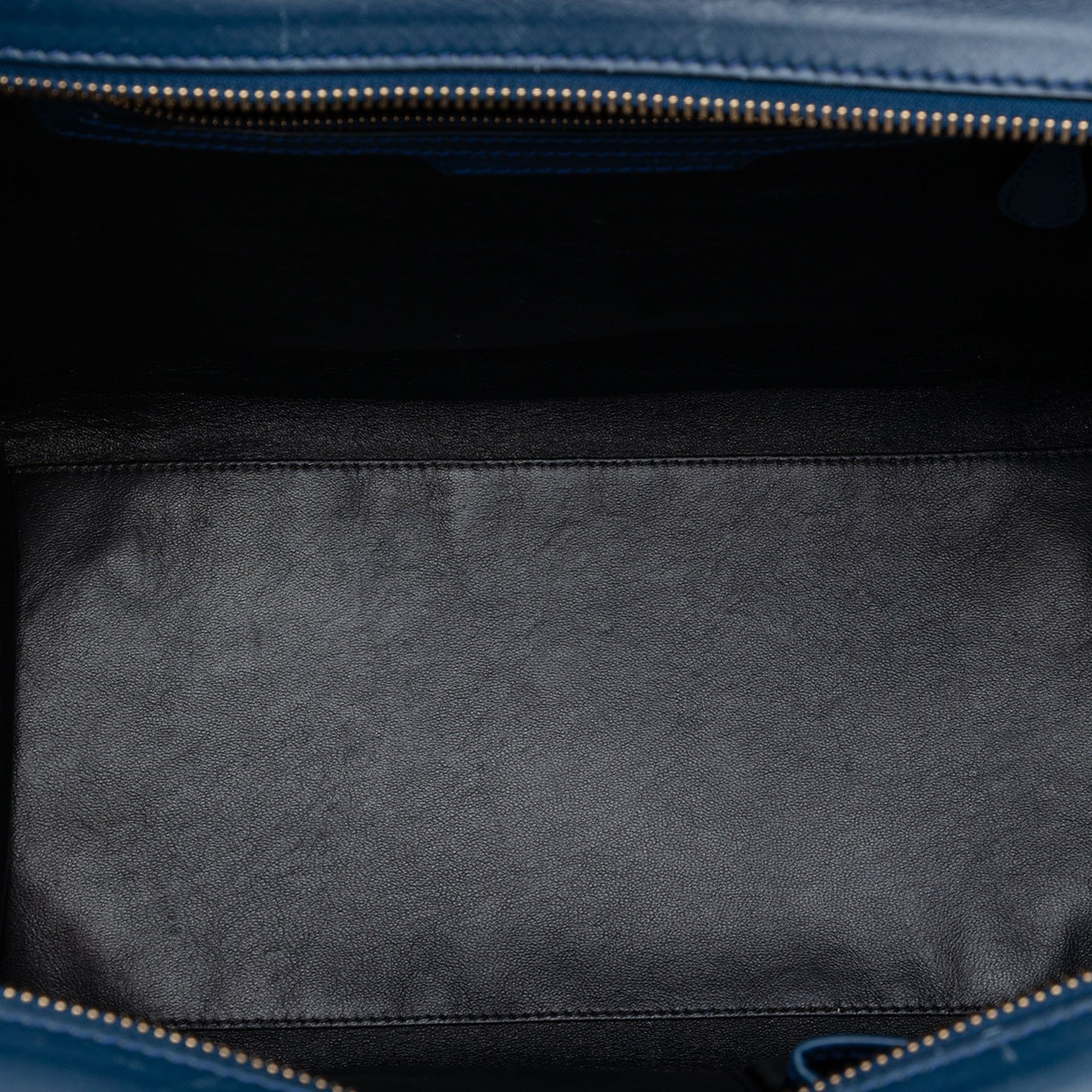 Celine Large Bicolor Leather Phantom Luggage Tote Size ONE SIZE - 4 Thumbnail
