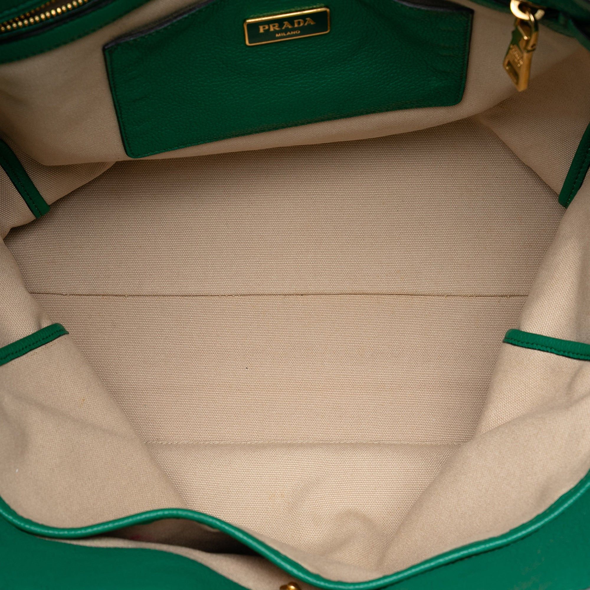 Prada Vitello Daino Open Convertible Tote Size ONE SIZE - 4 Thumbnail