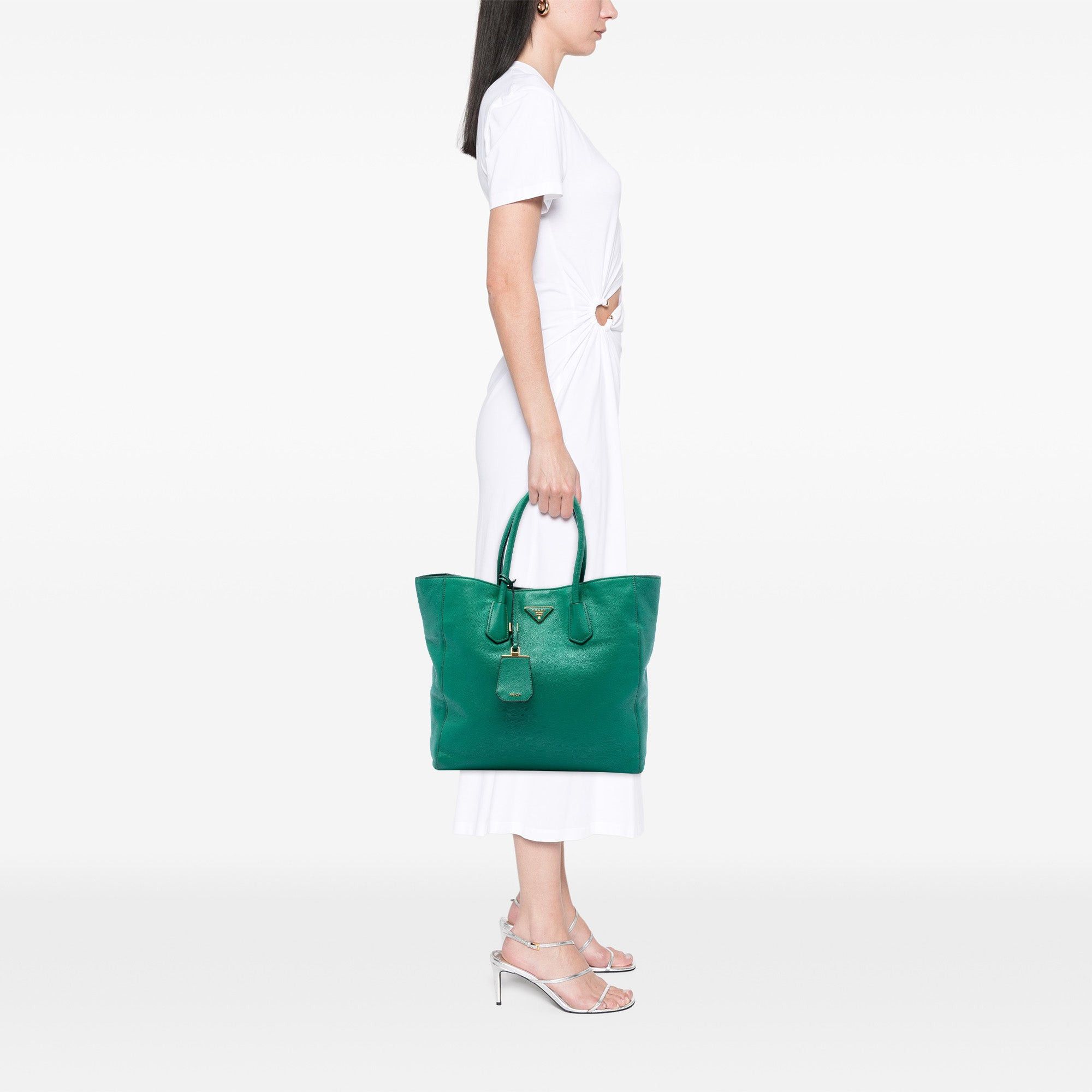 Prada Vitello Daino Open Convertible Tote Size ONE SIZE - 6 Thumbnail