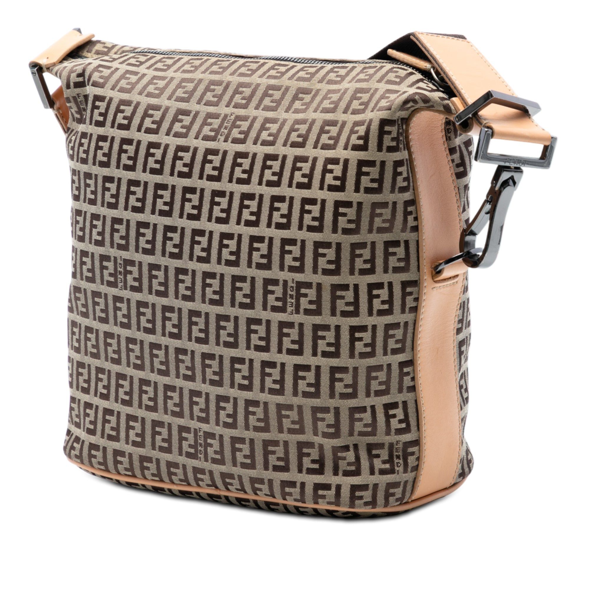Fendi Zucchino Canvas Shoulder Bag Size ONE SIZE - 2 Thumbnail