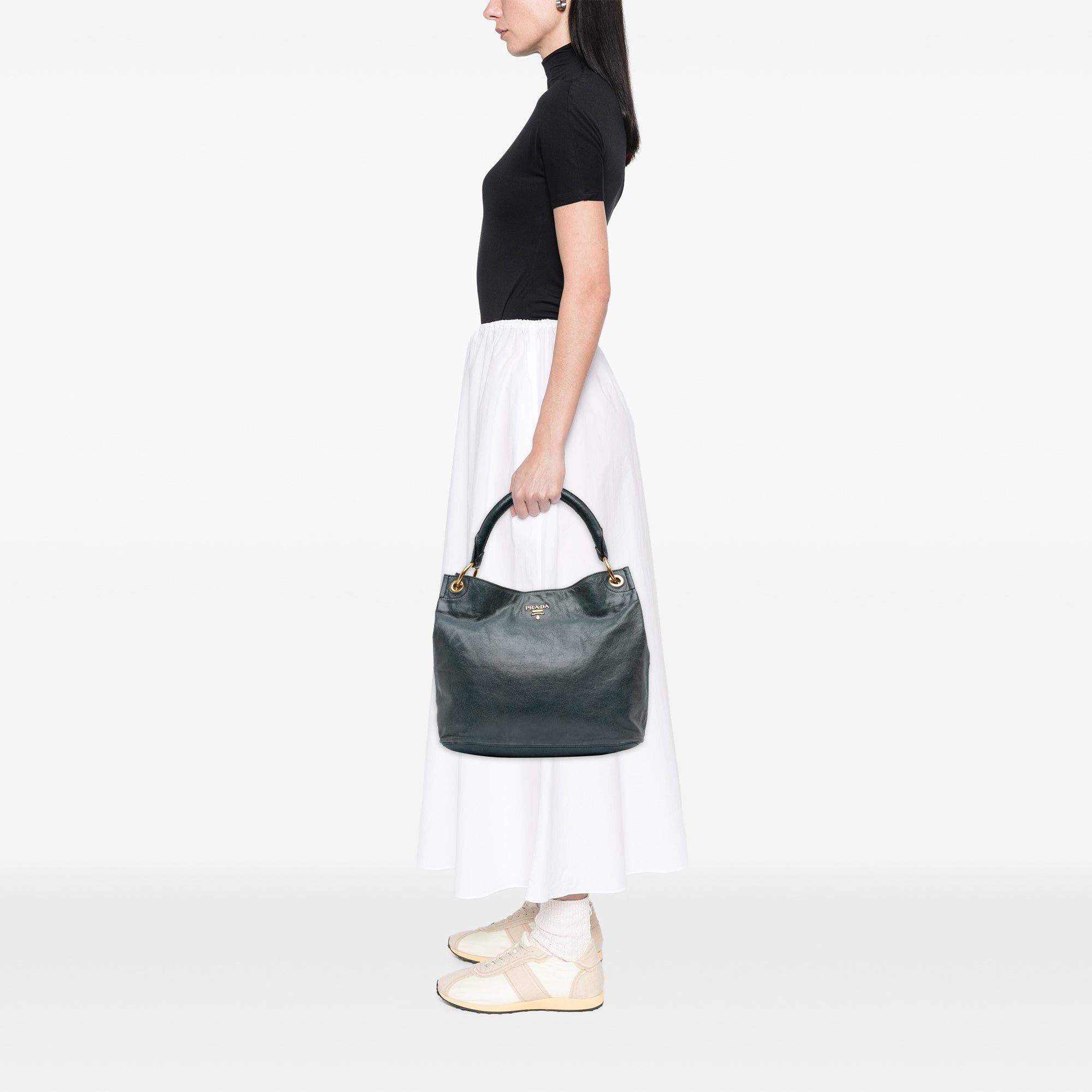 Prada Vitello Daino Hobo Size ONE SIZE - 10 Thumbnail