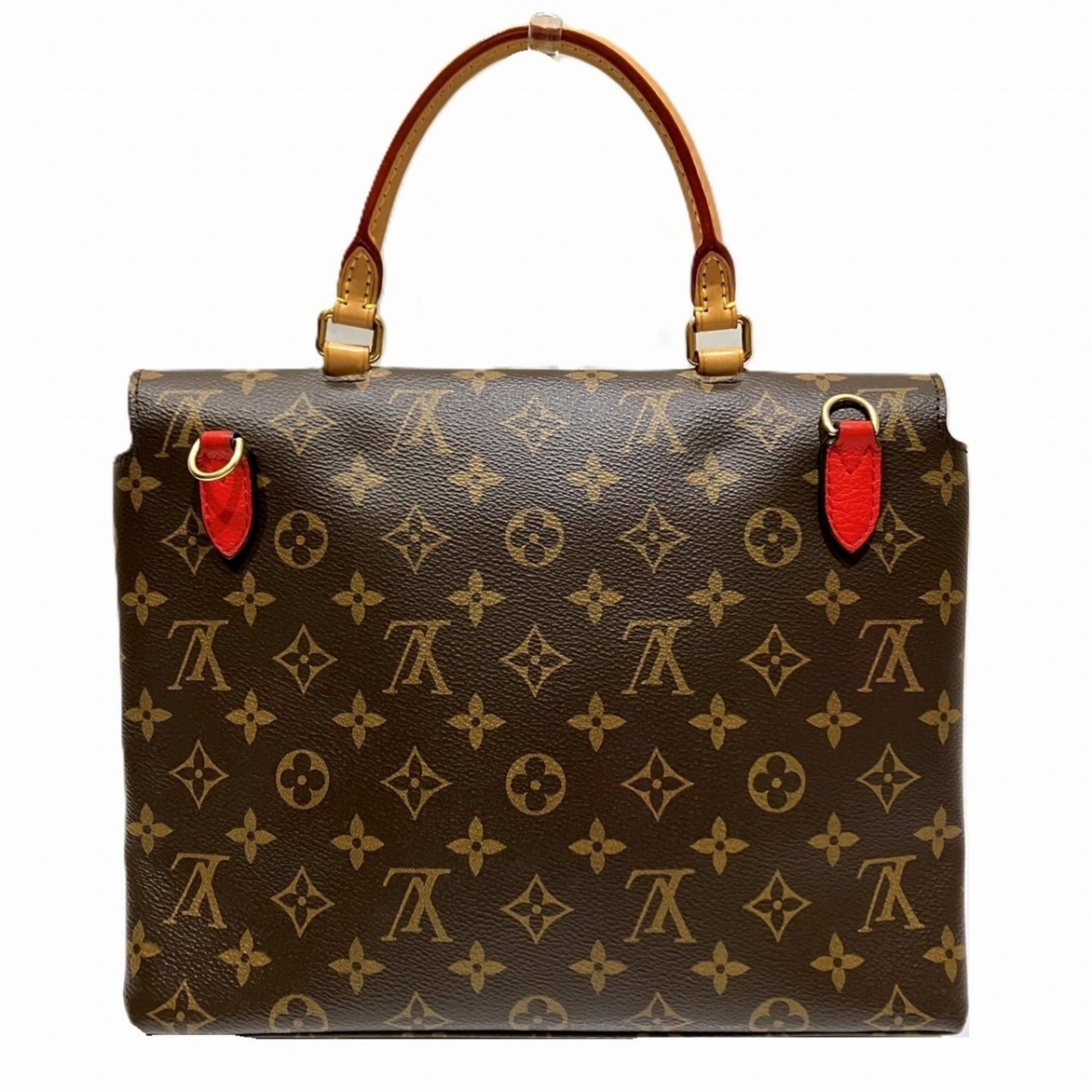 Louis Vuitton Louis Vuitton Marignan Handbag, Monogram Leather, Toile Fabric, M44286 Size ONE SIZE - 2 Thumbnail