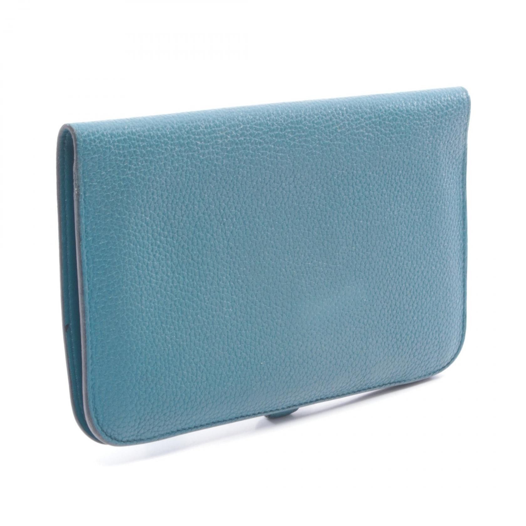 Hermes Hermes Hermes Dogon Duo GM Calfskin Long Wallet Leather Long Wallet A DUTY FREE for USA Size ONE SIZE - 2 Thumbnail