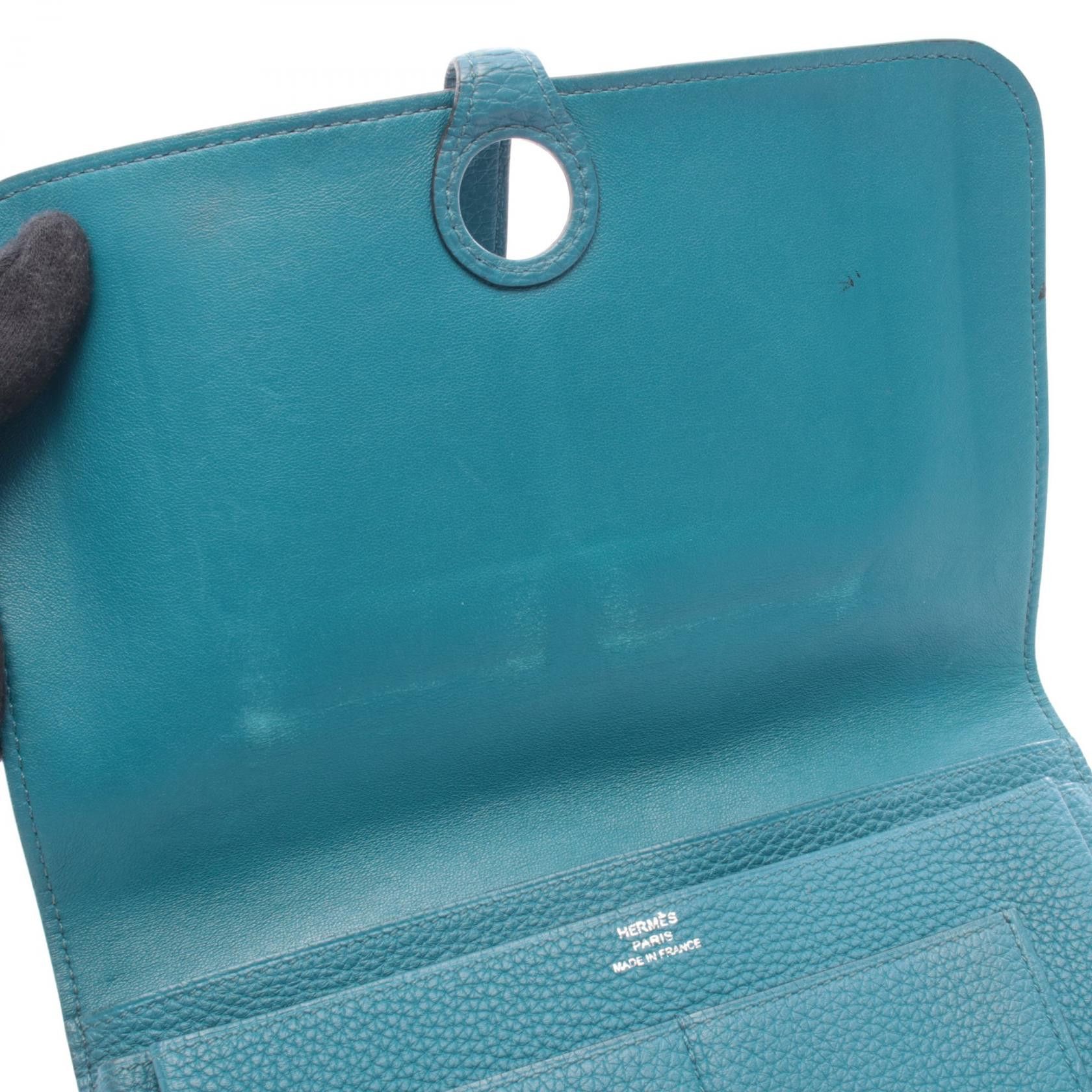 Hermes Hermes Hermes Dogon Duo GM Calfskin Long Wallet Leather Long Wallet A DUTY FREE for USA Size ONE SIZE - 7 Thumbnail