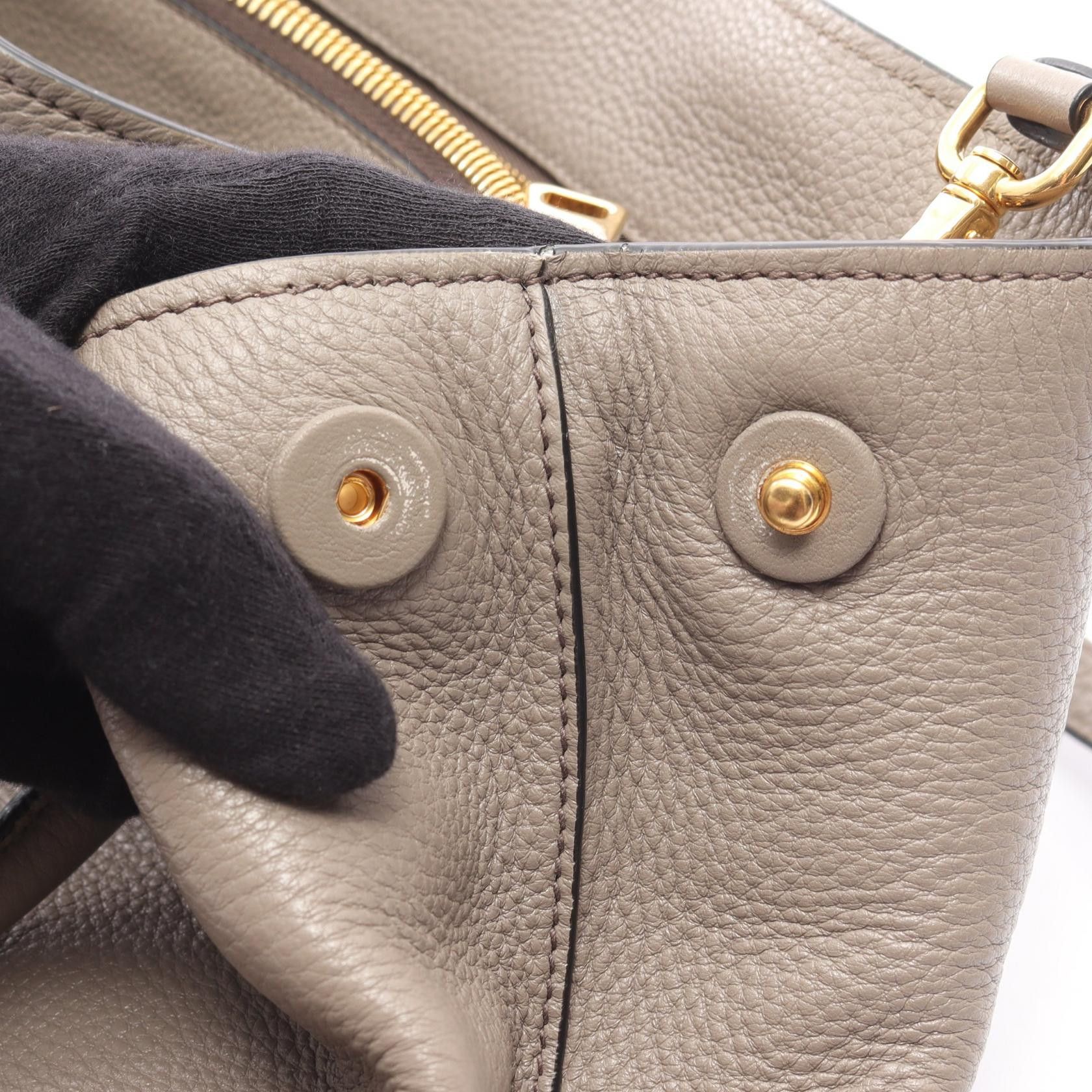 Prada Prada Prada Vitello Daino Handbag Leather Handbag DUTY FREE for USA Size ONE SIZE - 6 Thumbnail