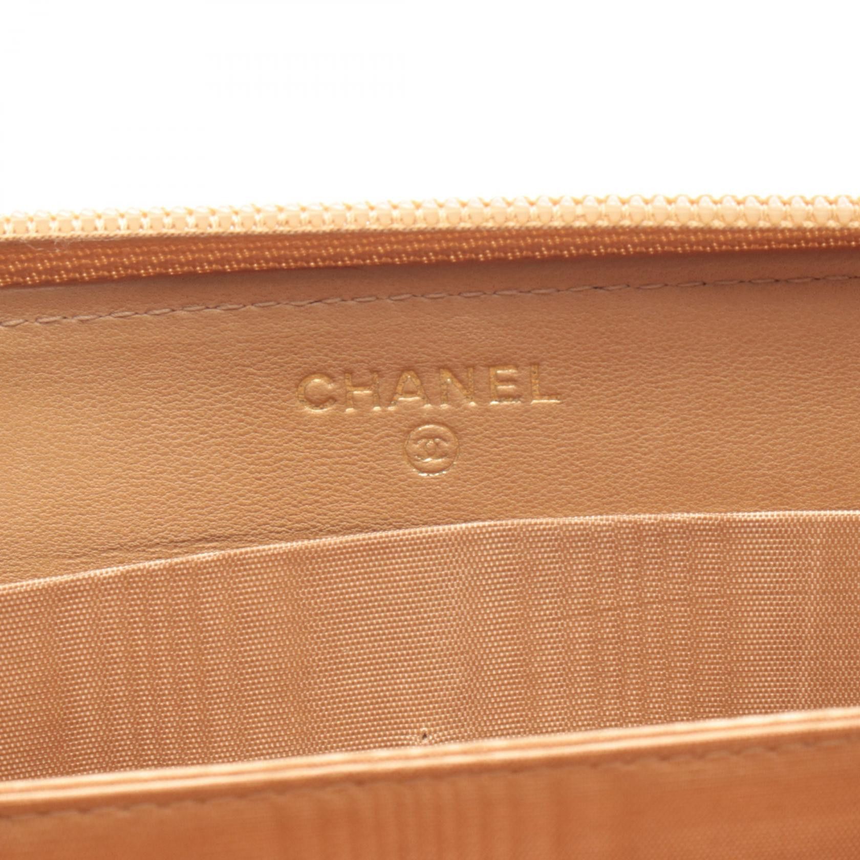 Chanel Chanel Chanel Coco Mark Calfskin Long Wallet Leather Long Wallet DUTY FREE for USA Size ONE SIZE - 4 Thumbnail