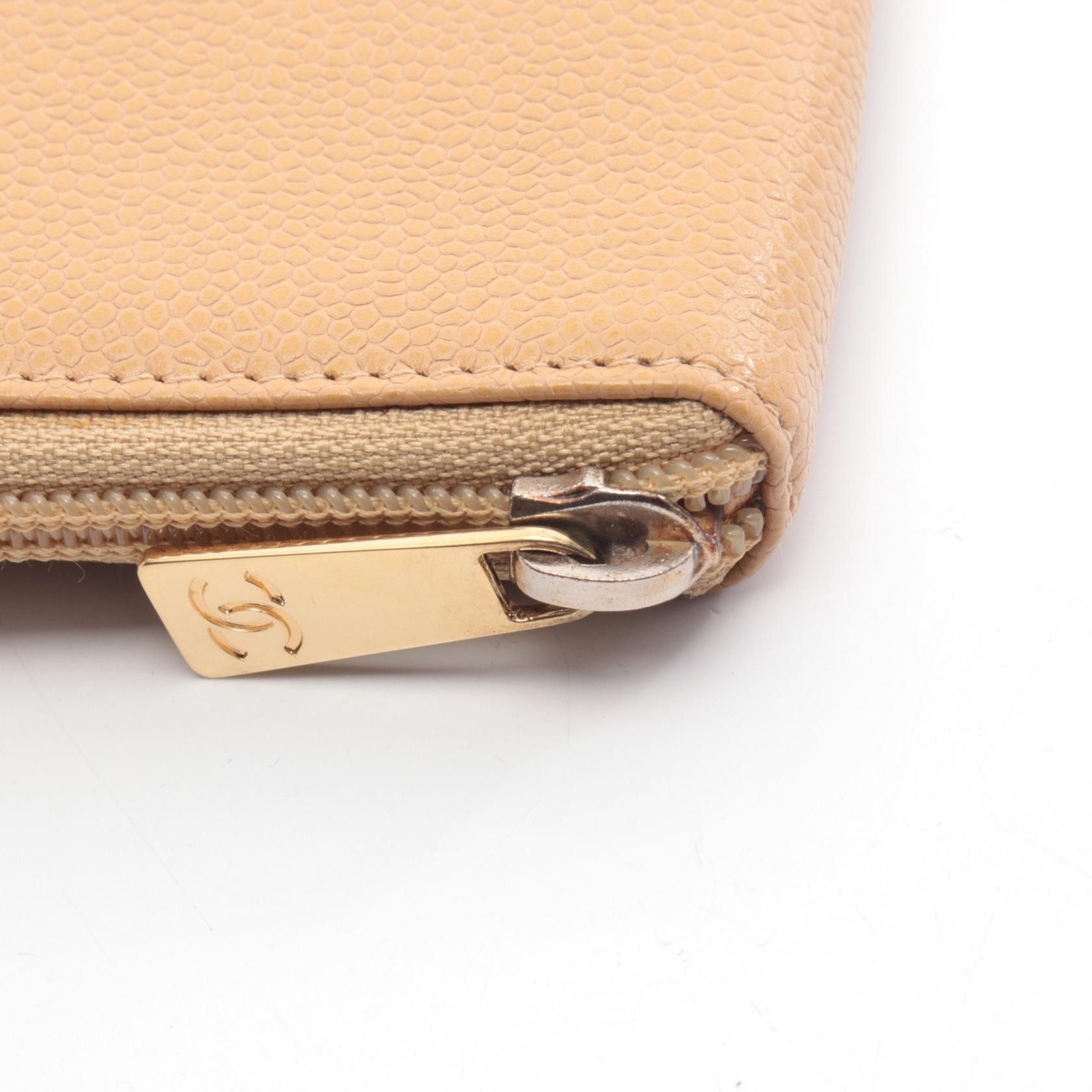 Chanel Chanel Chanel Coco Mark Calfskin Long Wallet Leather Long Wallet DUTY FREE for USA Size ONE SIZE - 9 Thumbnail