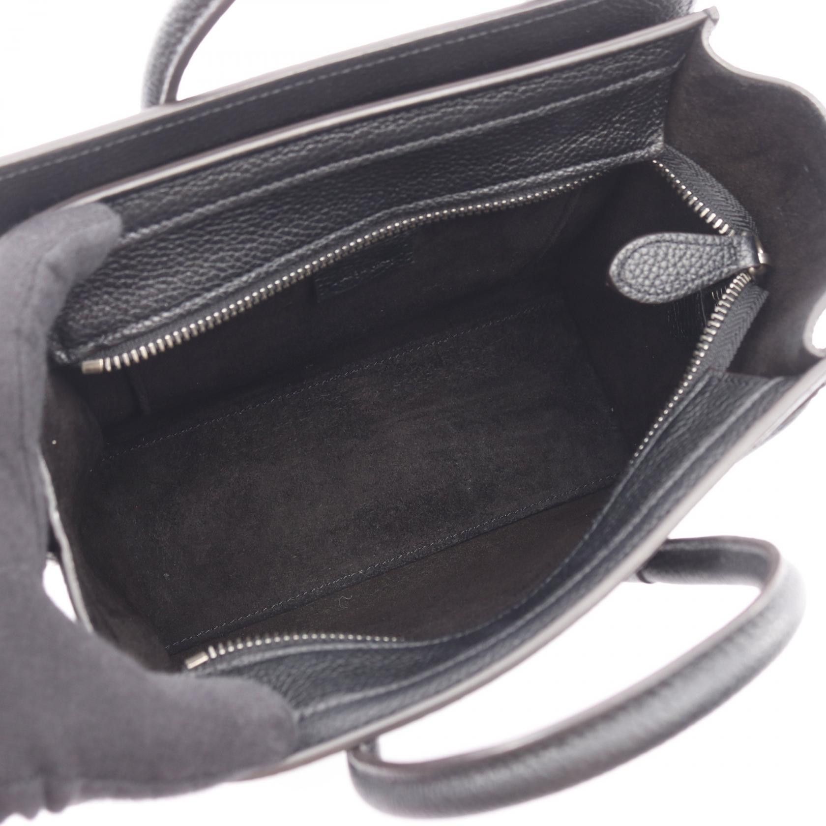 Celine Celine Celine Luggage Nano Shopper Leather Handbag Leather Handbag DUTY FREE for USA Size ONE SIZE - 3 Thumbnail