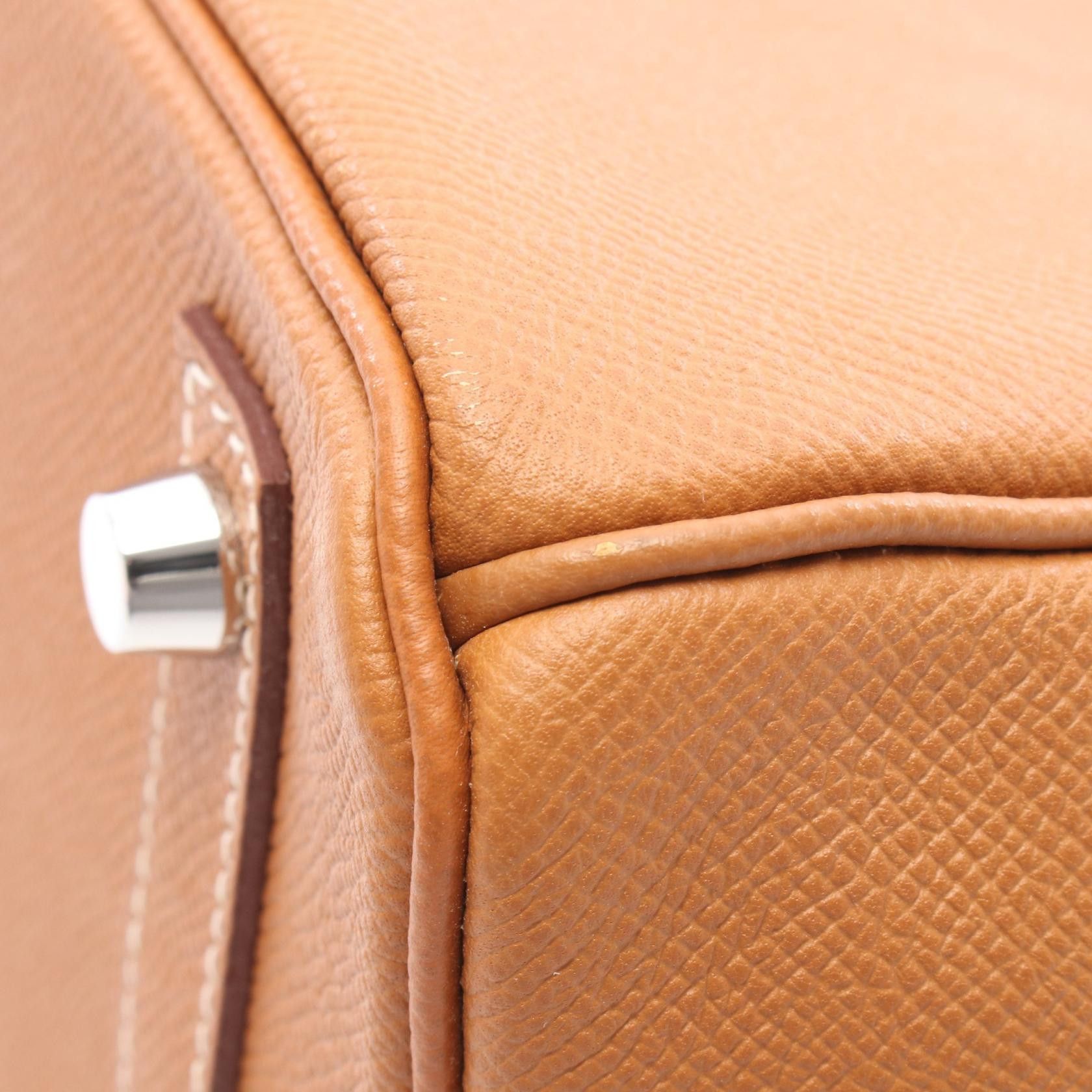 Hermes Hermes Hermes Birkin30 Calfskin Leather Handbag Y2020 DUTY FREE for USA Size ONE SIZE - 8 Thumbnail