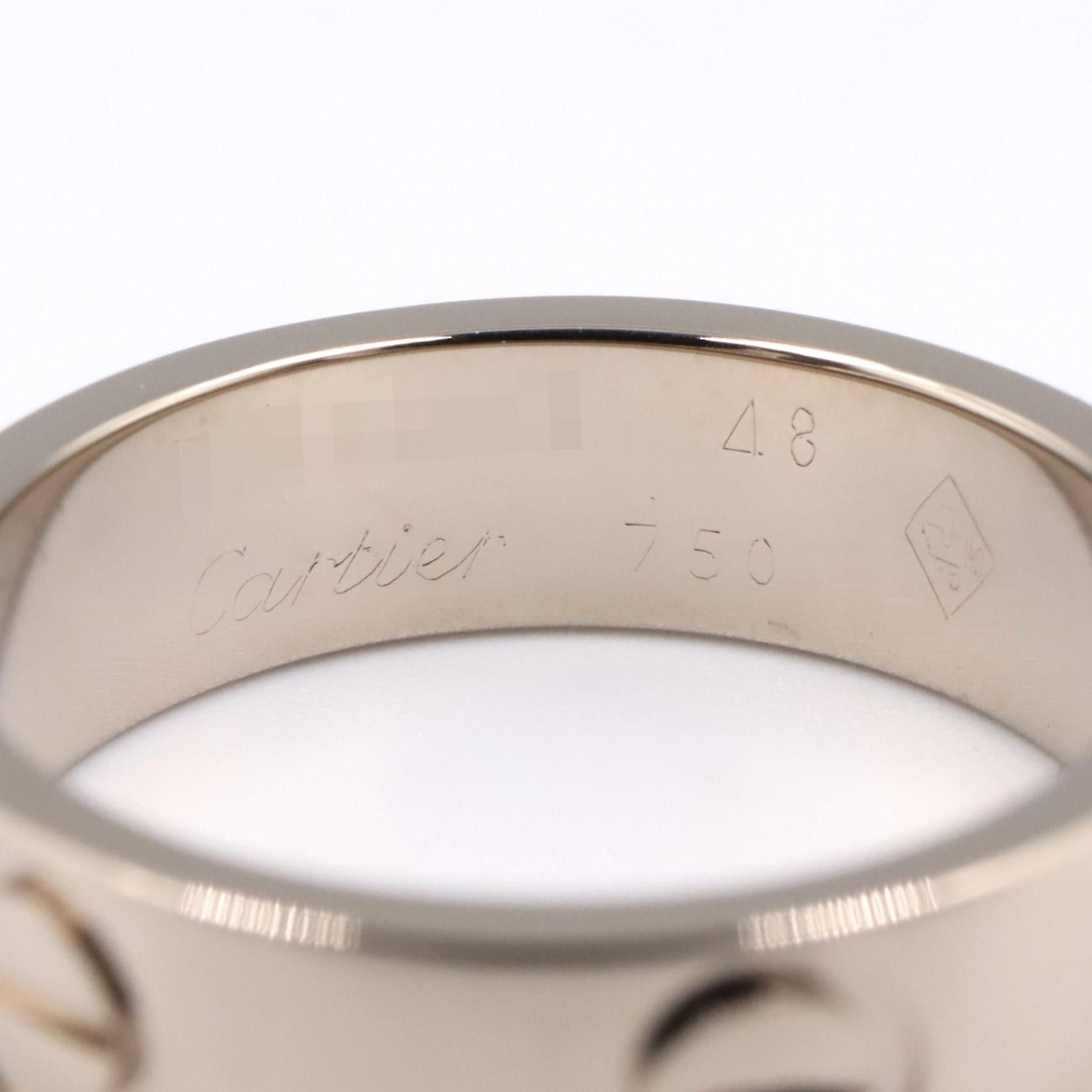 Cartier Cartier Cartier Love Au750 Ring Size 7.5 Precious Metal Ring B4084700 DUTY FREE for USA Size ONE SIZE - 3 Thumbnail