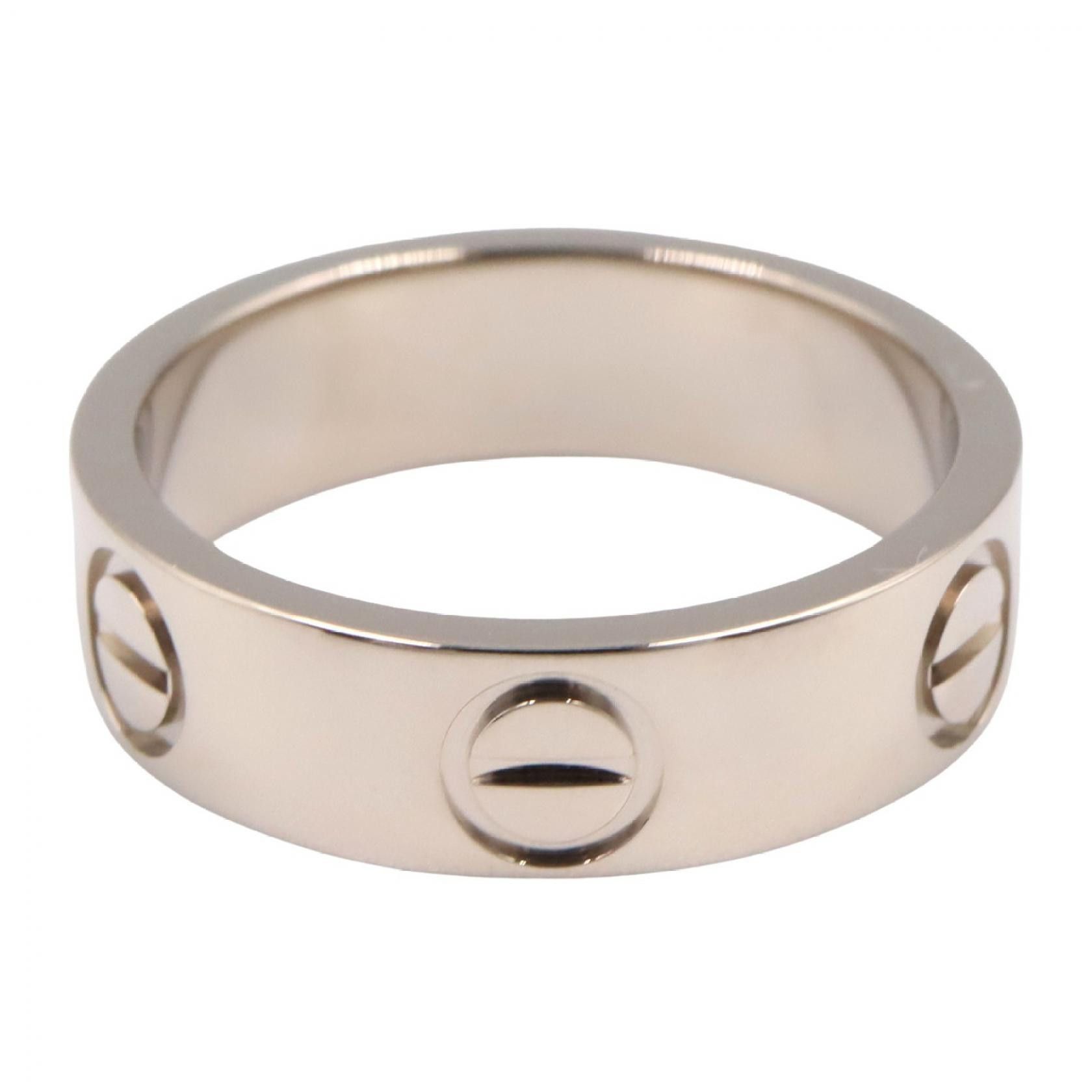 Cartier Cartier Cartier Love Au750 Ring Size 7.5 Precious Metal Ring B4084700 DUTY FREE for USA Size ONE SIZE - 2 Thumbnail