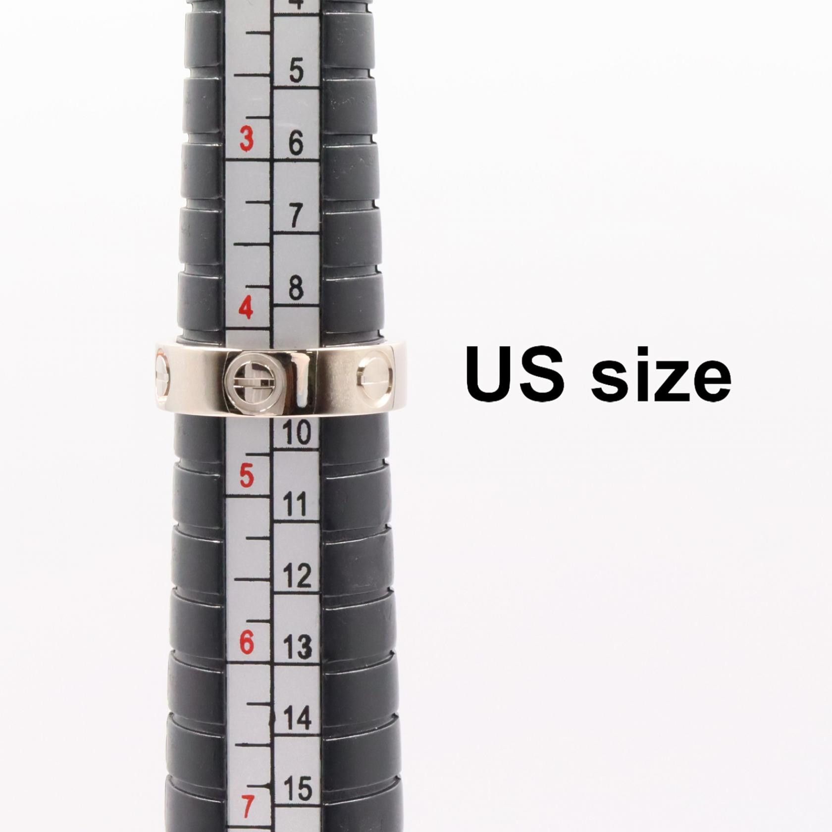 Cartier Cartier Cartier Love Au750 Ring Size 7.5 Precious Metal Ring B4084700 DUTY FREE for USA Size ONE SIZE - 5 Thumbnail