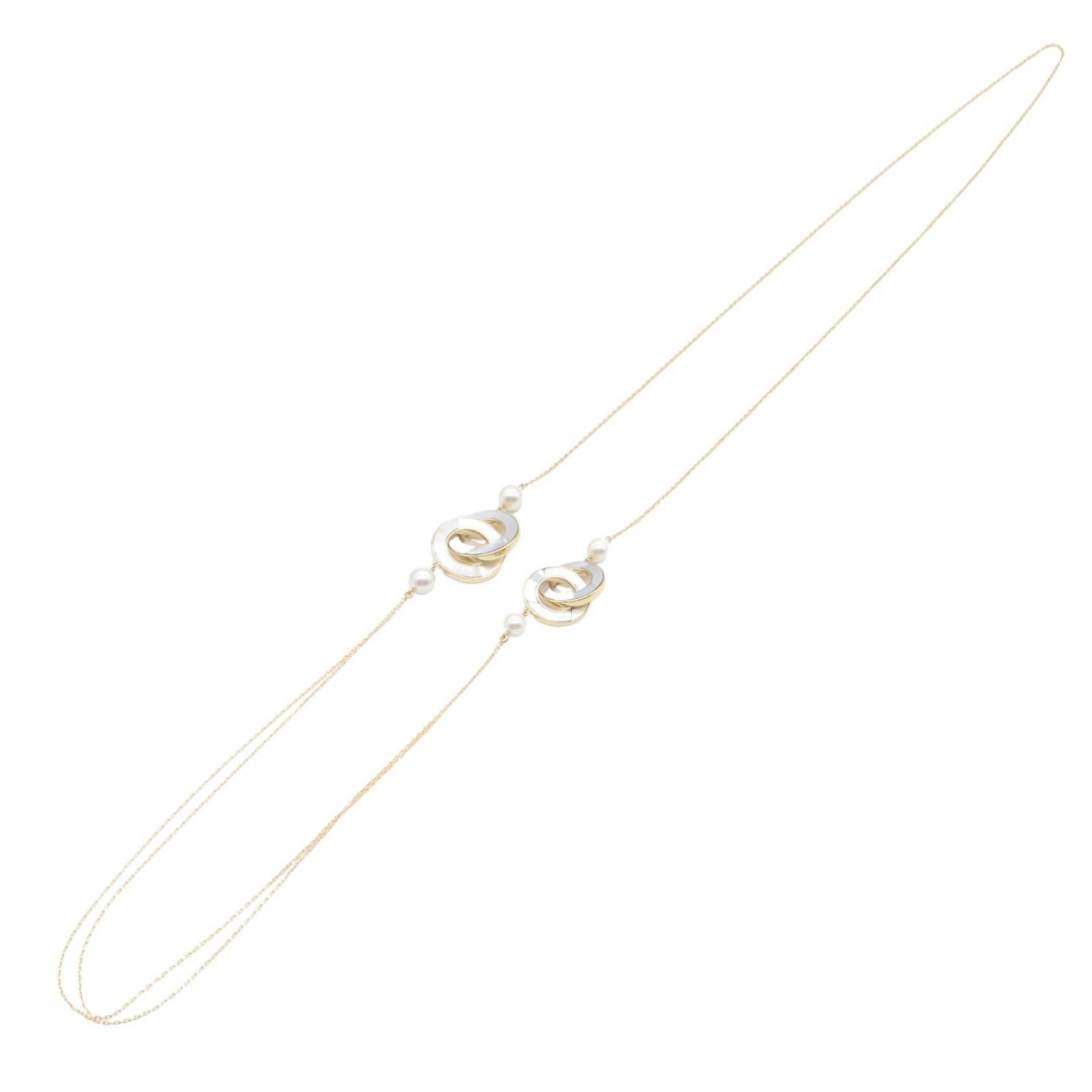 Other Tasaki Tasaki Pearl Shell K14YG Necklace Precious Metal Necklace DUTY FREE for USA Size ONE SIZE - 2 Thumbnail