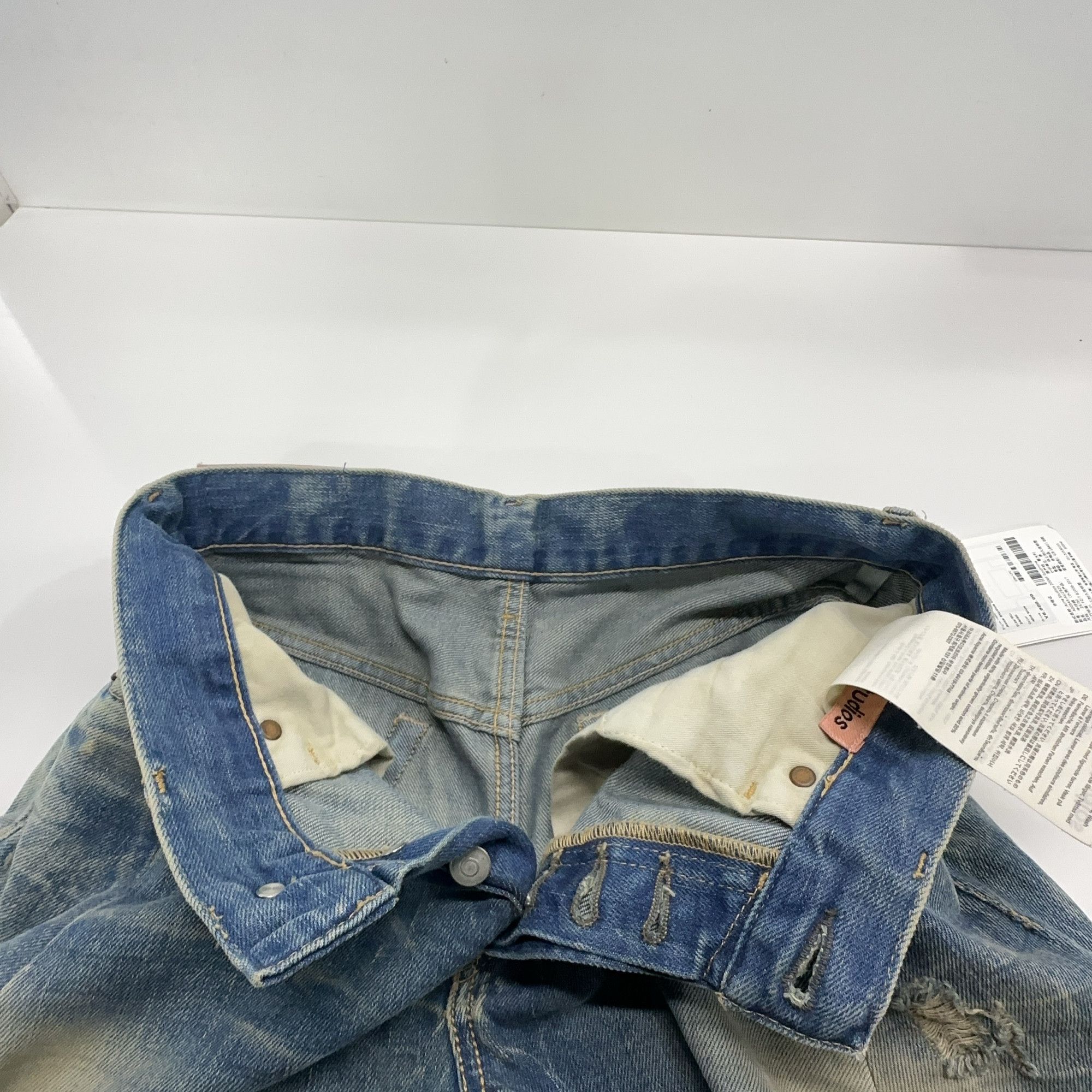 Acne Studios Acne Studios 2006F Bowed Leg Wide Jeans 25/30 Size 25" / US 0 / IT 36 - 7 Thumbnail