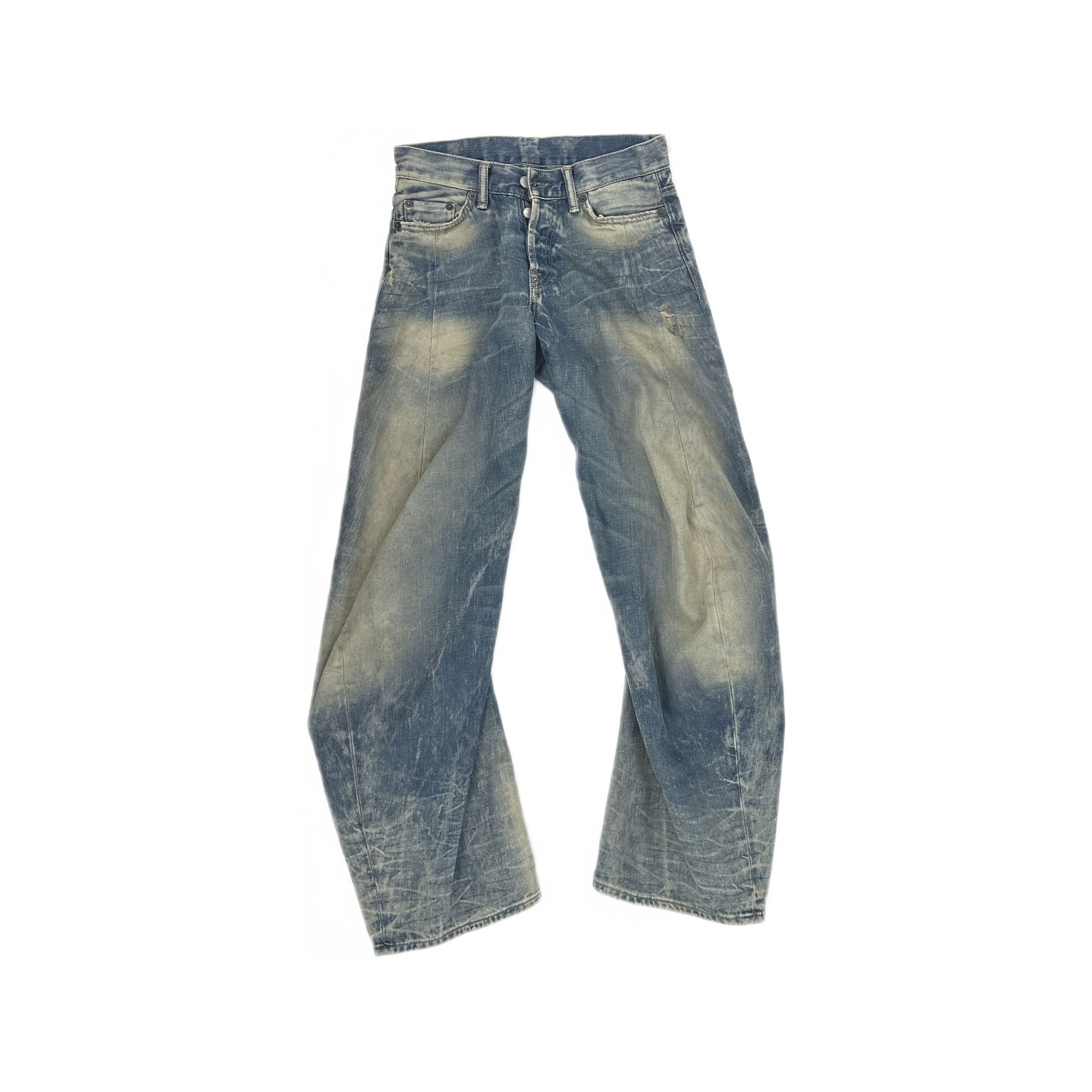 Acne Studios Acne Studios 2006F Bowed Leg Wide Jeans 25/30 Size 25" / US 0 / IT 36 - 2 Thumbnail