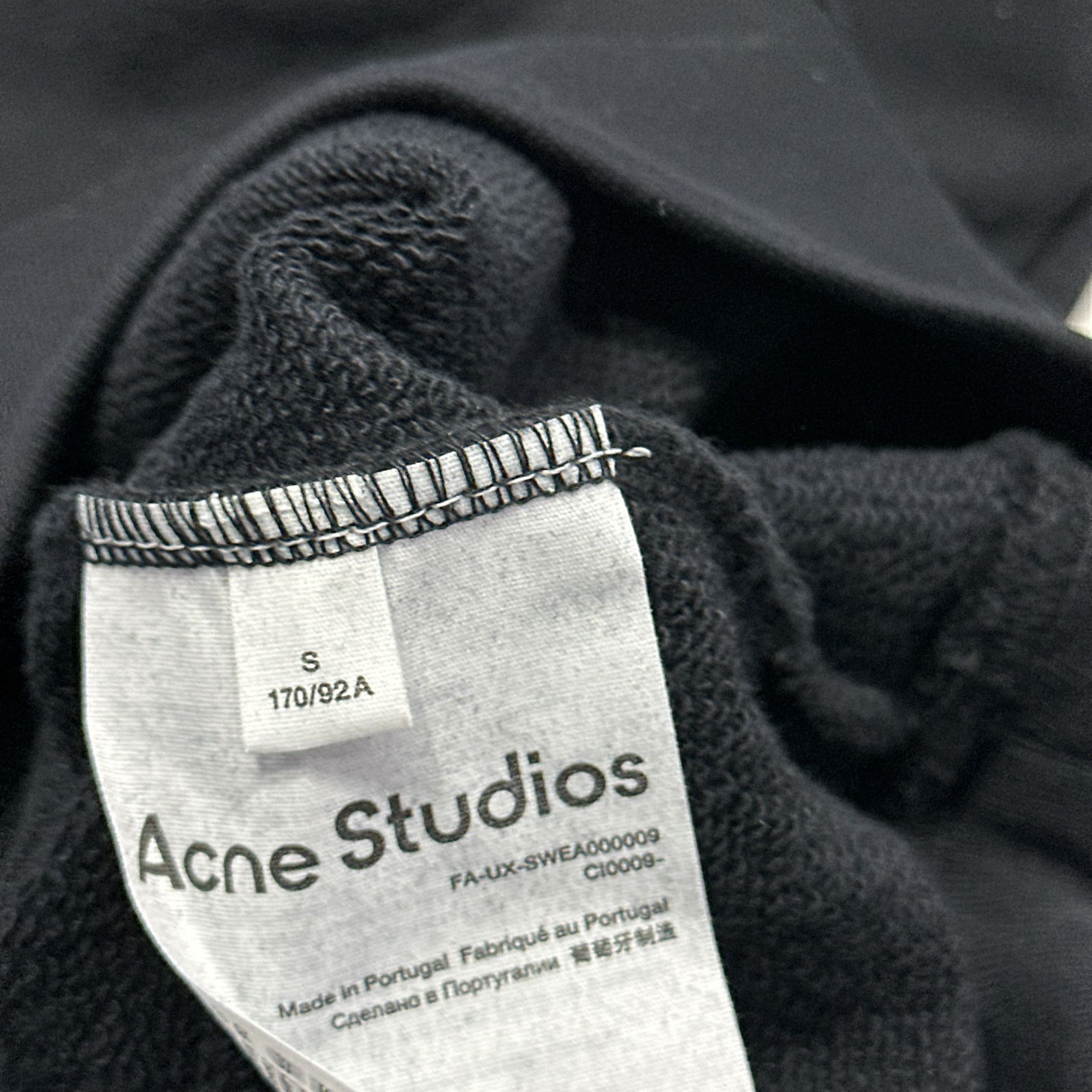 Acne Studios Acne Studios Face Patch Hoodie Black S Size US S / EU 44-46 / 1 - 6 Thumbnail