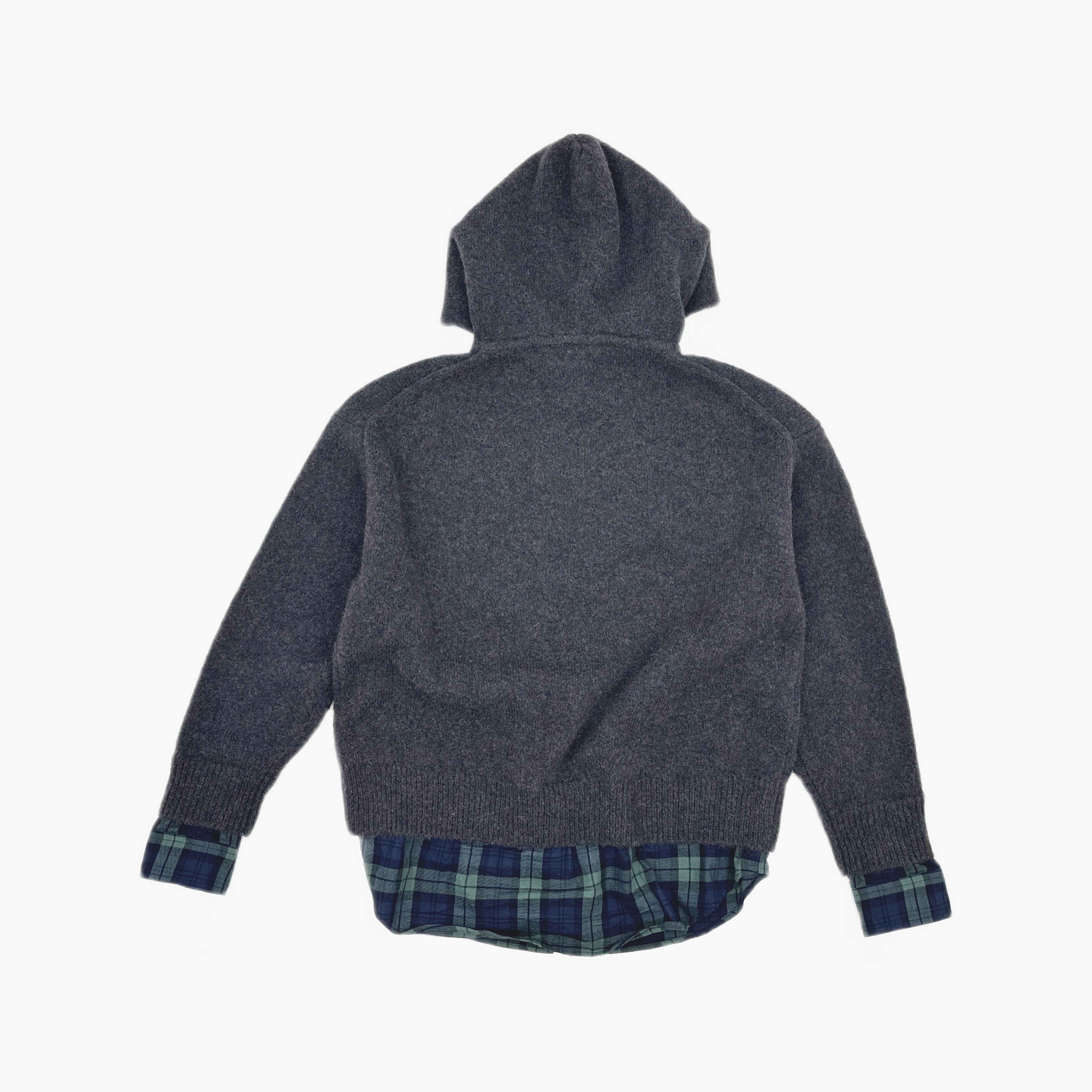 Acne Studios Acne Studios Layered Plaid Hooded Sweater XS Size XS / US 0-2 / IT 36-38 - 3 Thumbnail