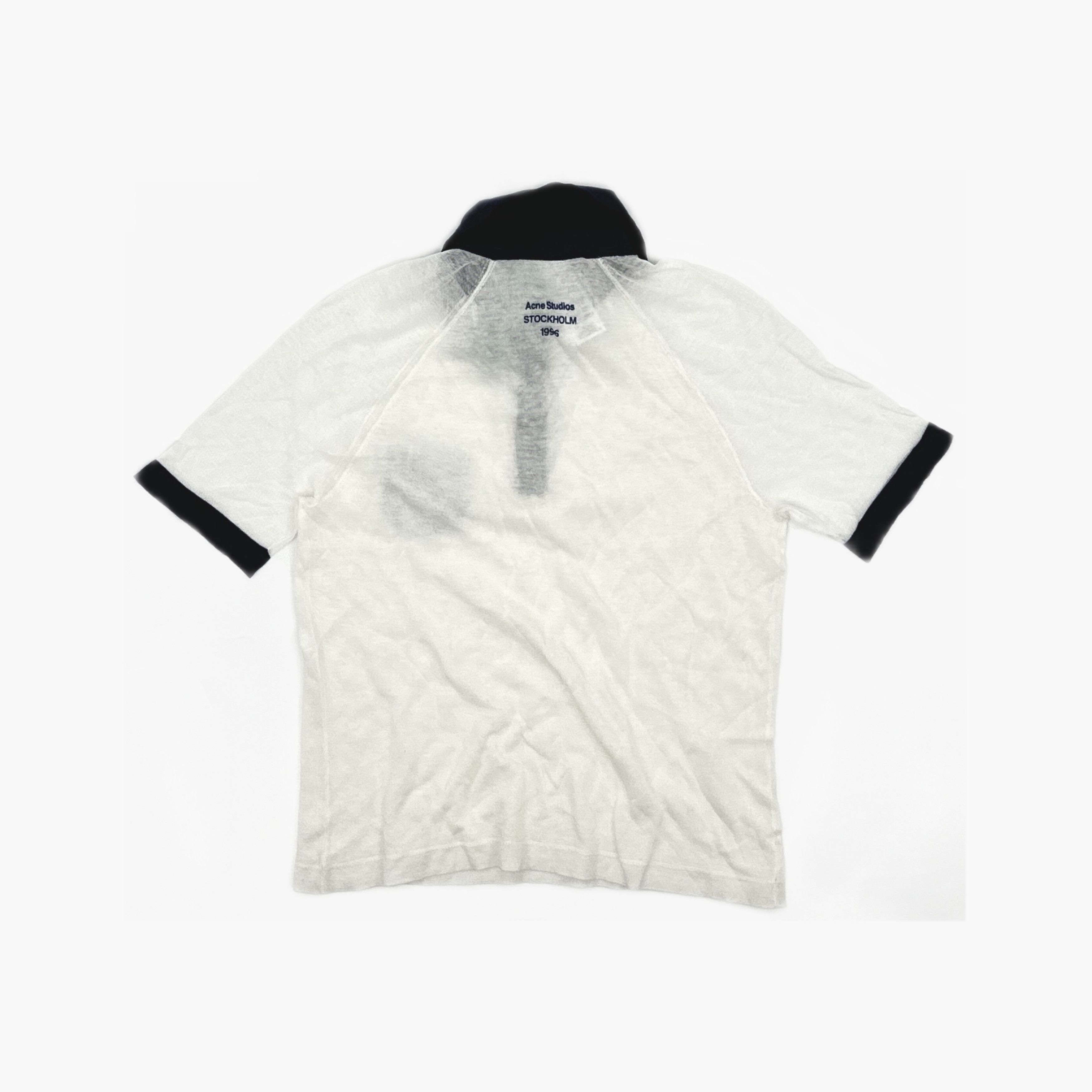 Acne Studios Acne Studios Contrast Knit Polo S Size S / US 4 / IT 40 - 3 Thumbnail
