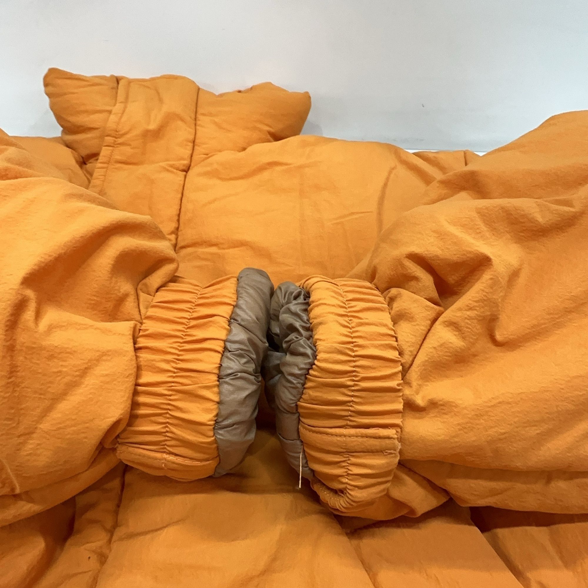 Acne Studios Acne Studios Orange Nylon Puffer Jacket Size L Size US L / EU 52-54 / 3 - 7 Thumbnail
