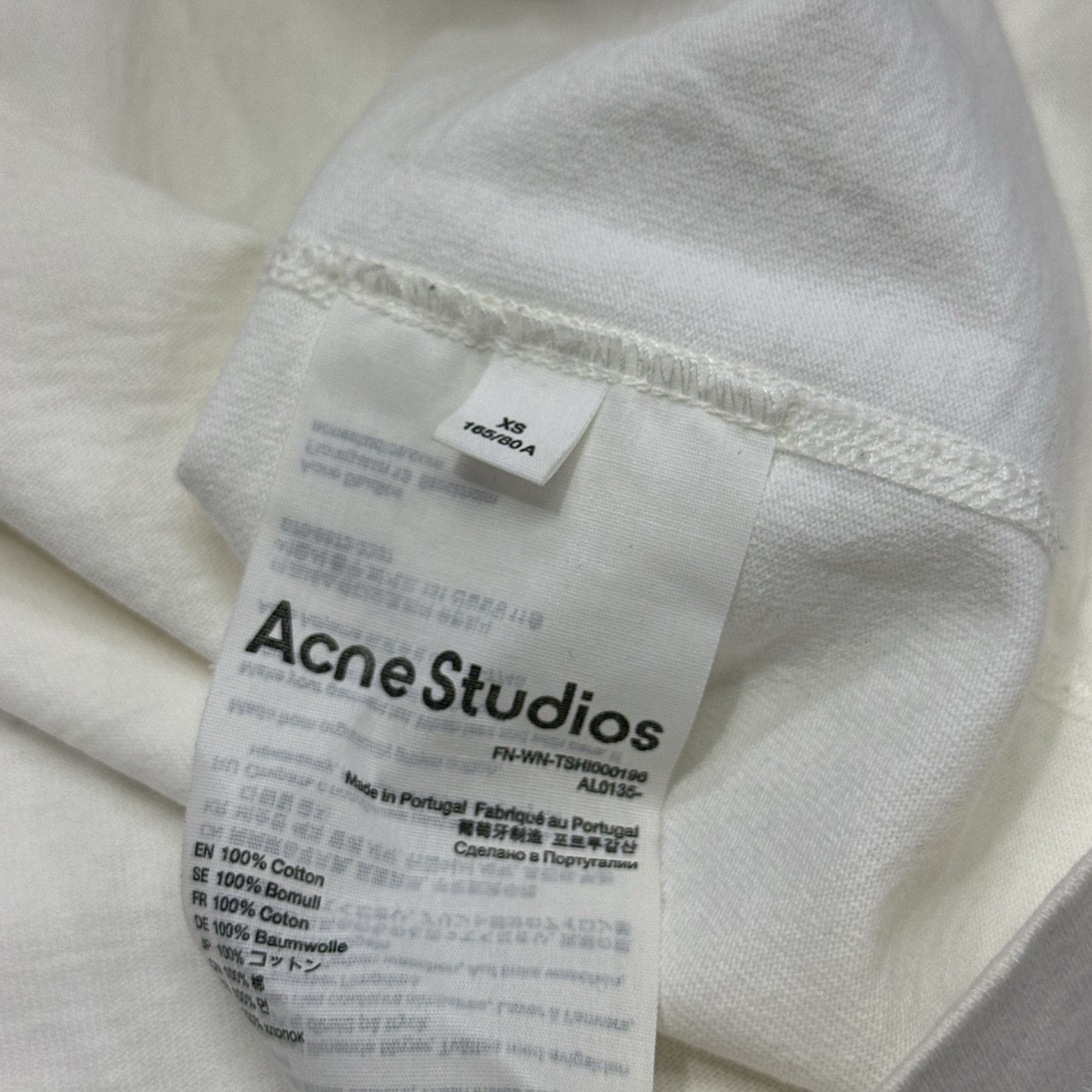 Acne Studios Acne Studios Logo Print T-Shirt XS Size XS / US 0-2 / IT 36-38 - 5 Thumbnail