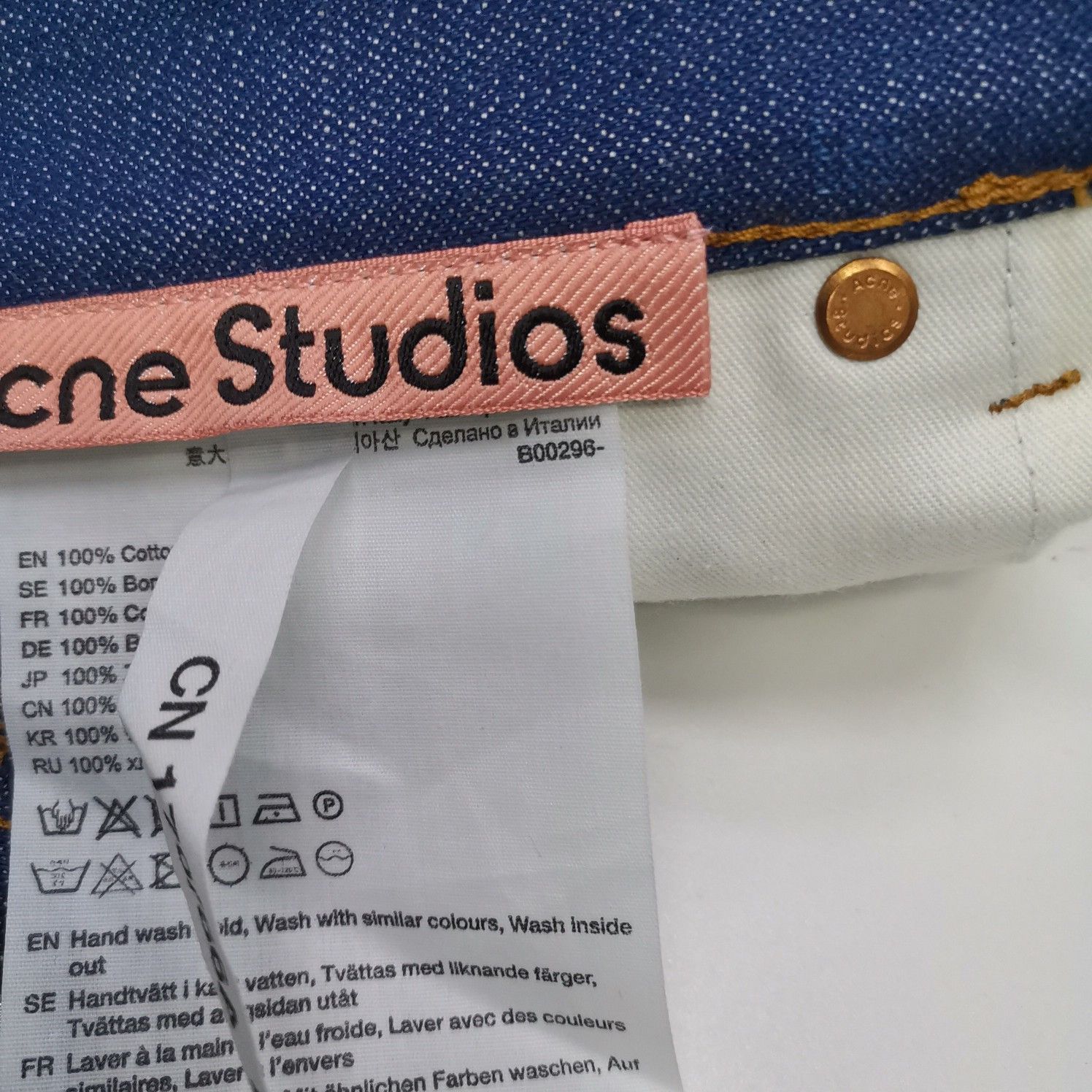 Acne Studios Acne Studios Indigo 1992M Straight Leg Jeans 31 Size US 30 / EU 46 - 5 Thumbnail