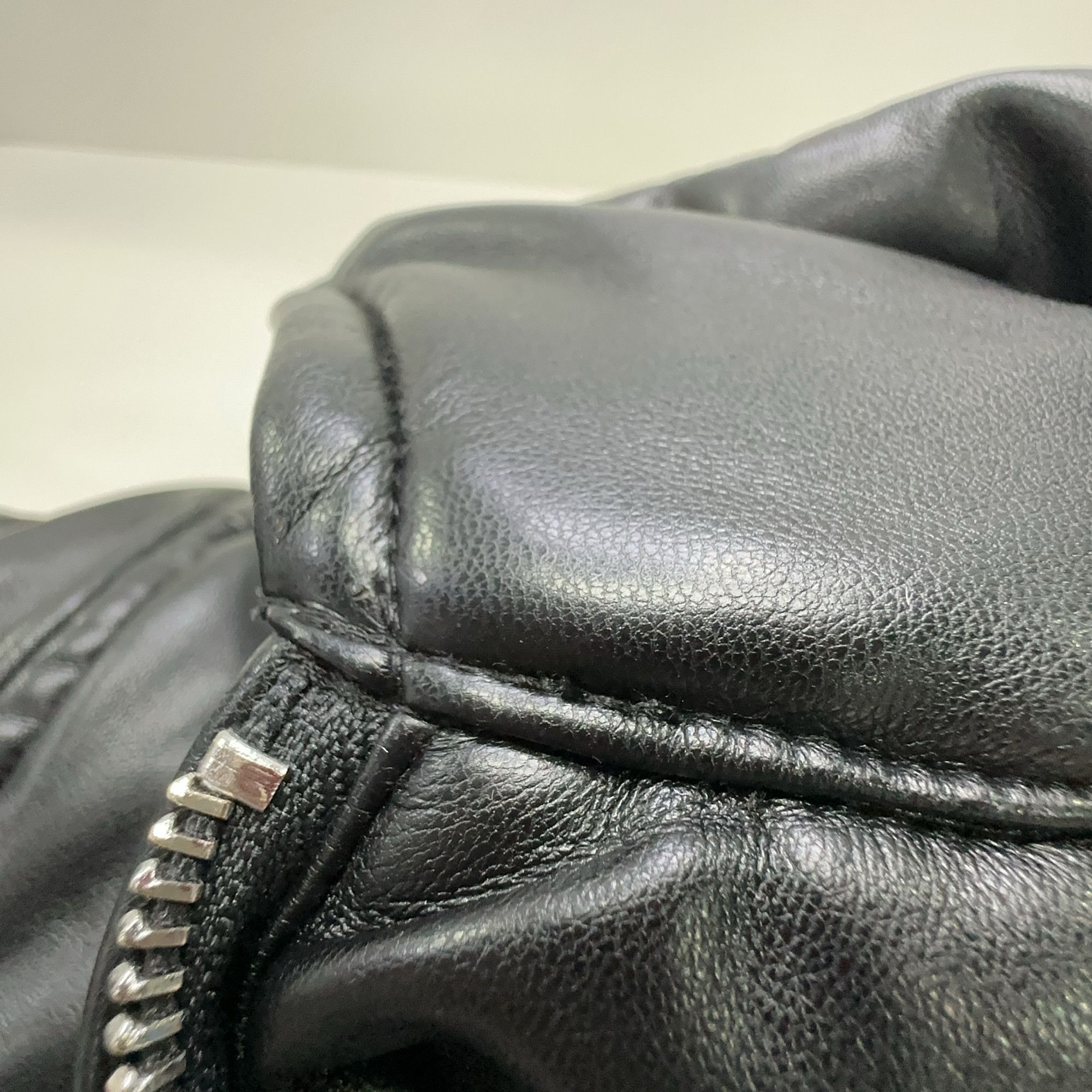 Acne Studios Acne Studios Black Faux Leather Bomber Jacket 32 Size XXS / US 00 / IT 34 - 8 Thumbnail