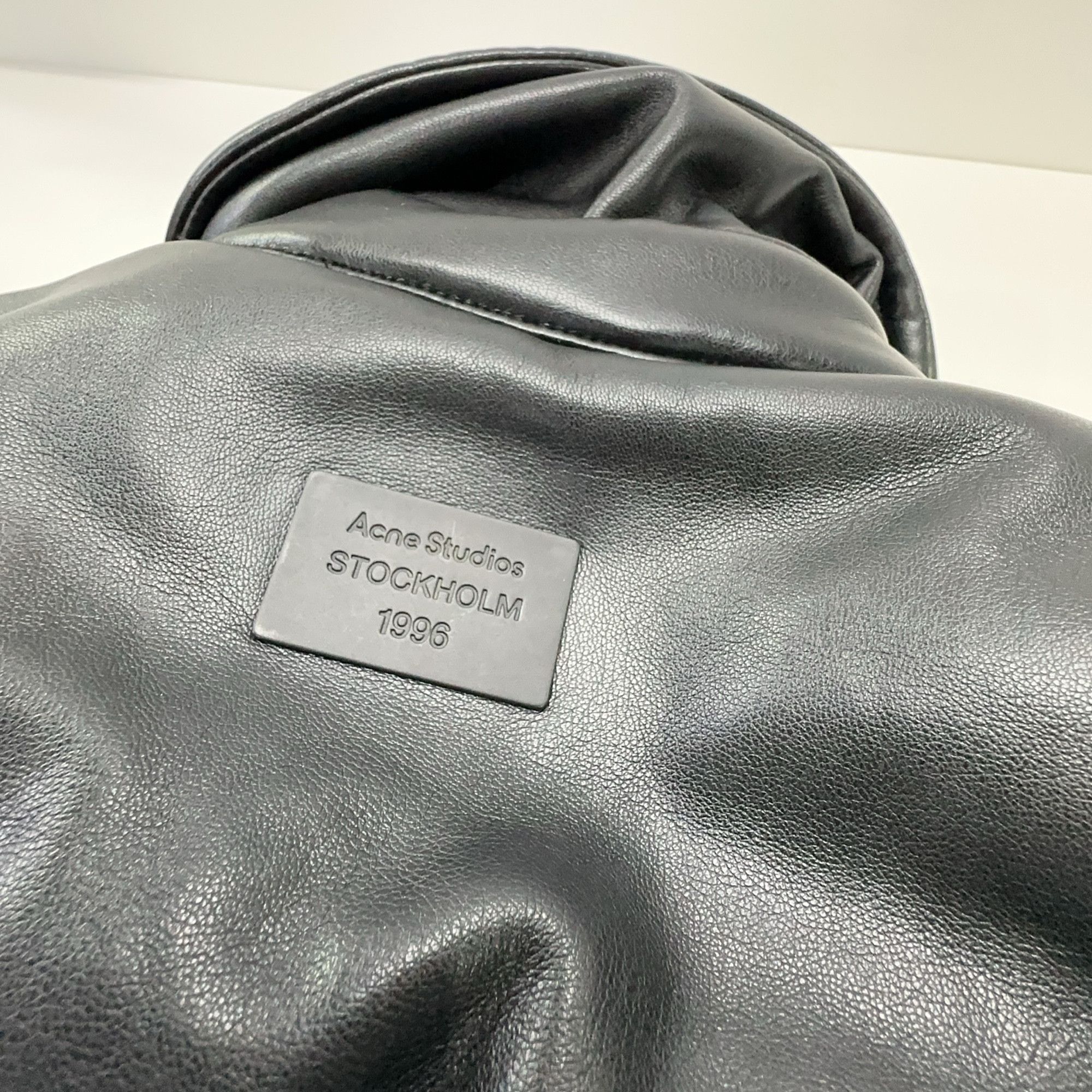 Acne Studios Acne Studios Black Faux Leather Bomber Jacket 32 Size XXS / US 00 / IT 34 - 9 Thumbnail