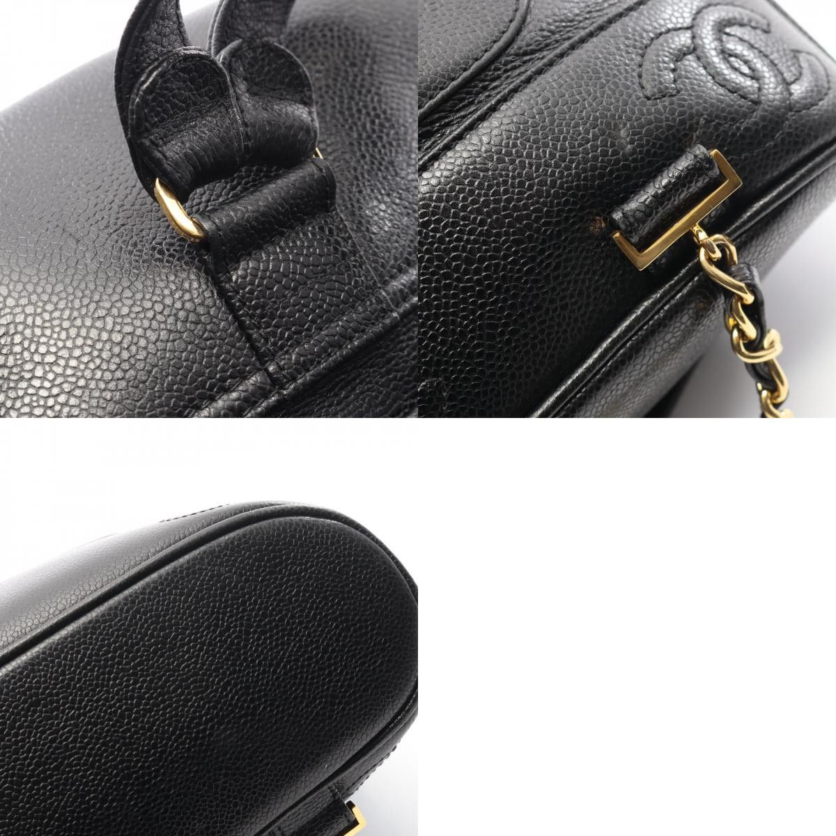 Chanel Chanel CHANEL Triple Coco Mark Grained Calf Backpack Leather Backpack DUTY FREE for USA Size ONE SIZE - 10 Thumbnail