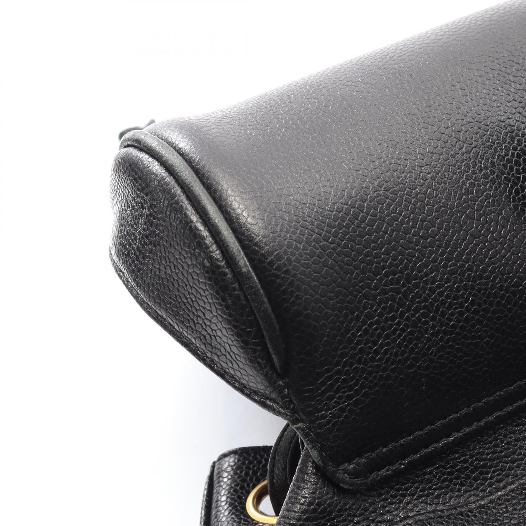 Chanel Chanel CHANEL Triple Coco Mark Grained Calf Backpack Leather Backpack DUTY FREE for USA Size ONE SIZE - 9 Thumbnail