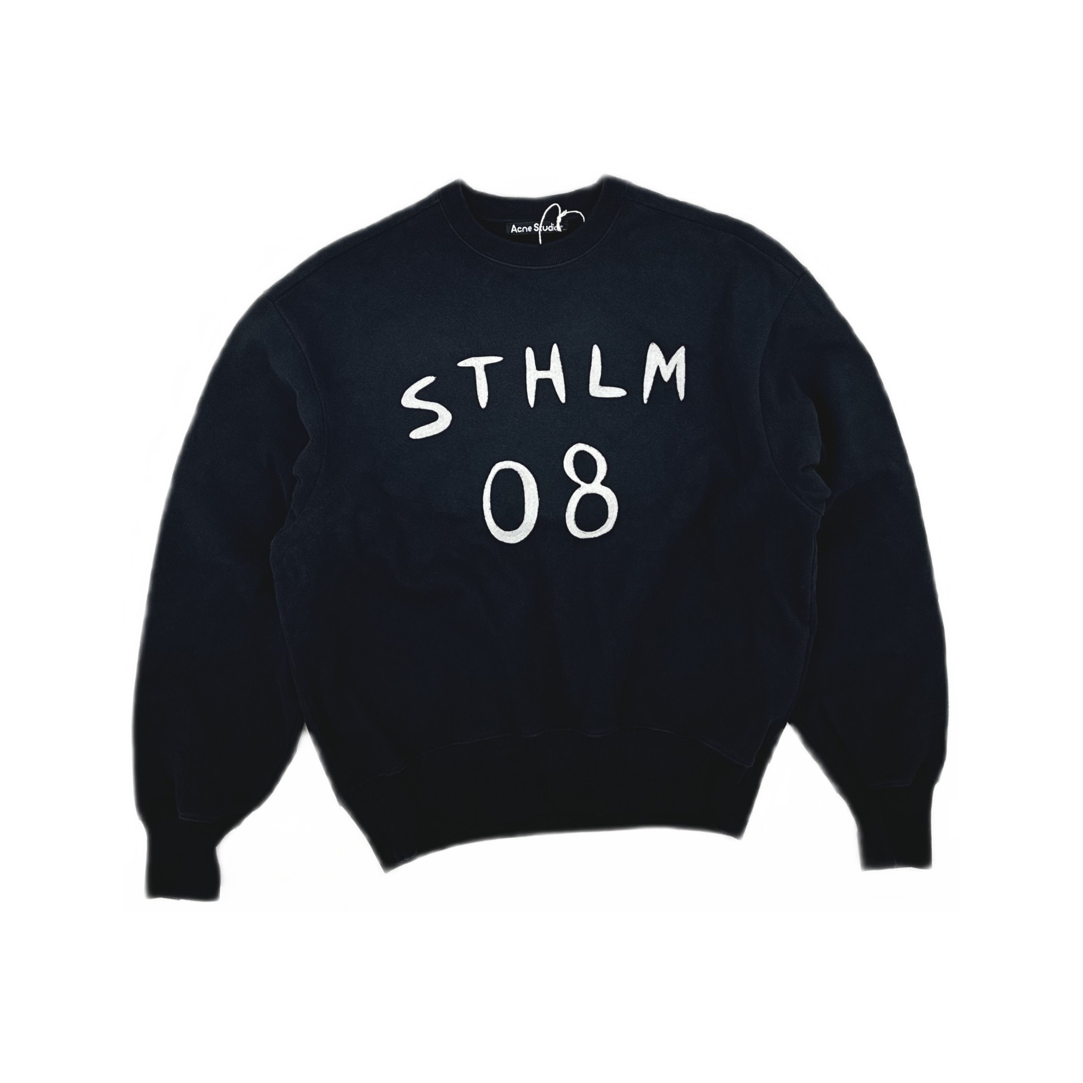 Acne Studios Acne Studios STHLM 08 Face Patch Sweatshirt XXS Size US XXS / EU 40 - 2 Thumbnail
