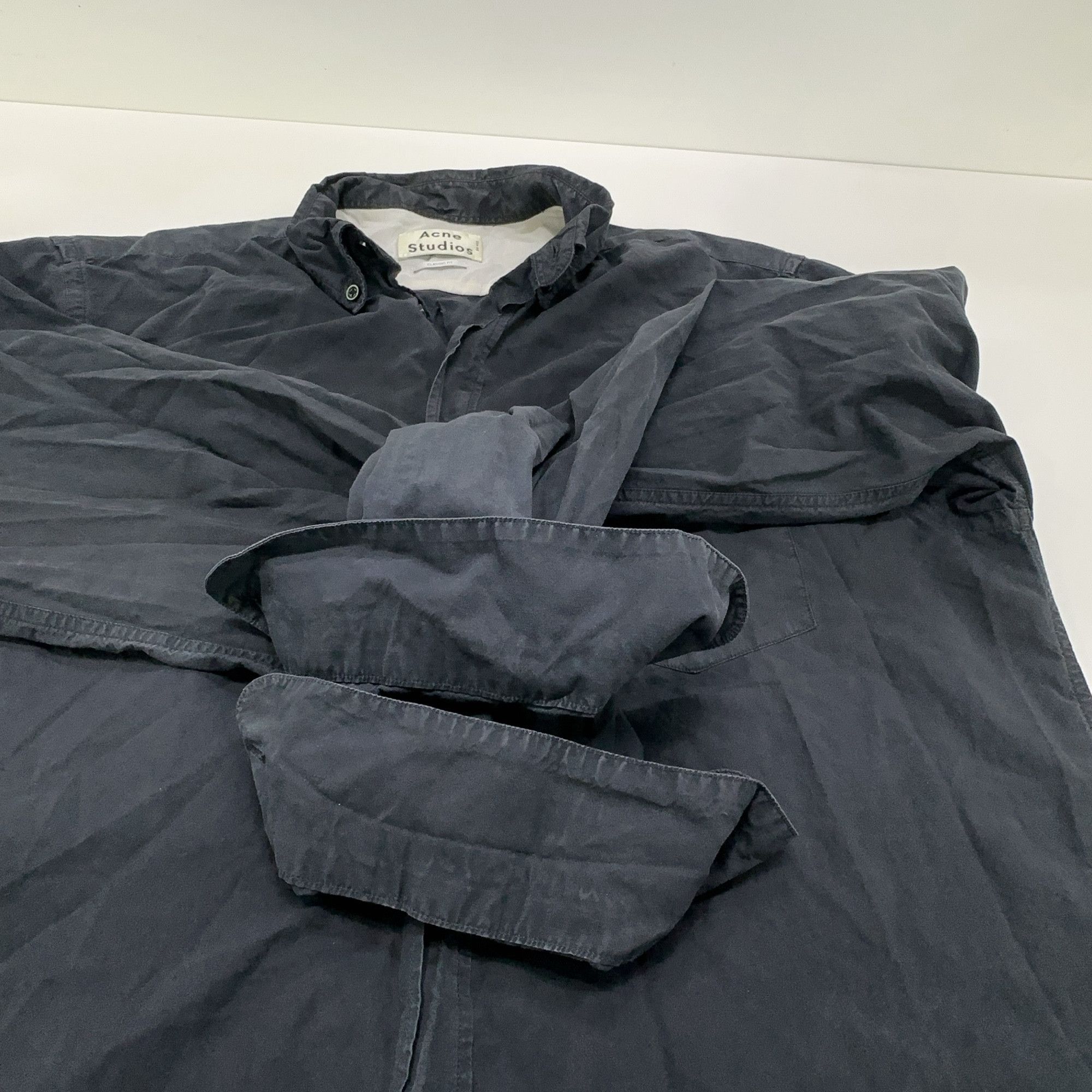 Acne Studios Acne Studios ISHERWOOD Solid Shirt Size 48 Size US M / EU 48-50 / 2 - 9 Thumbnail